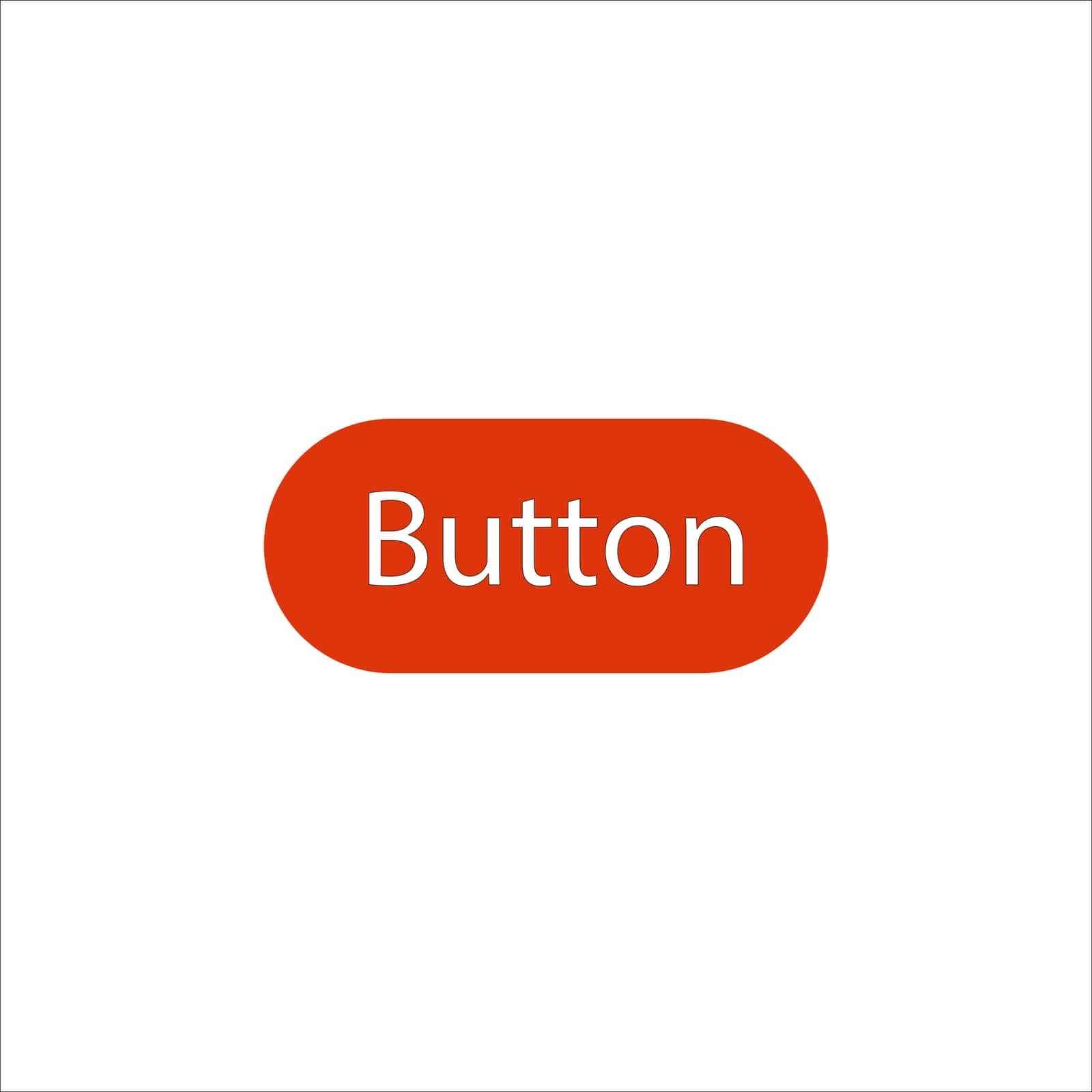 Click web button with. Web button with action UI concept. Stock vector illustration isolated