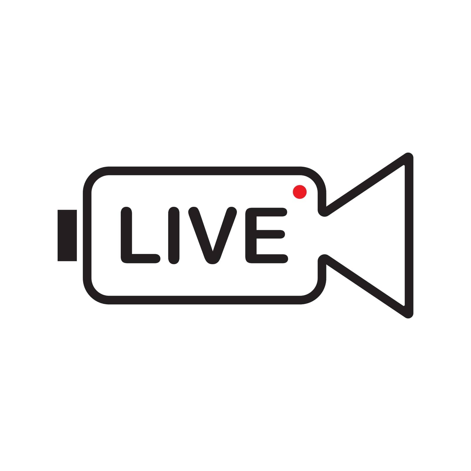 live icon vector illustration symbol design