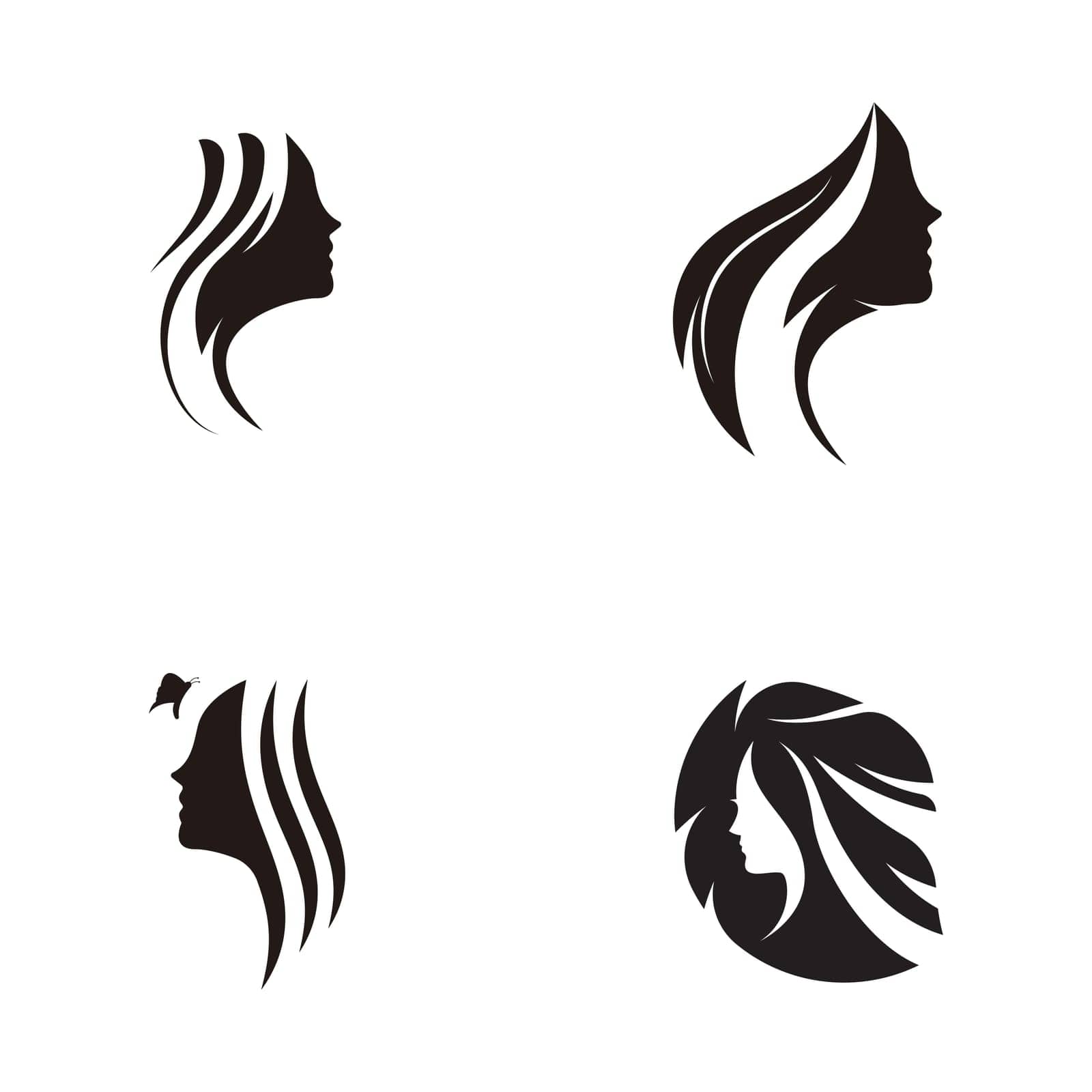 style haircut icon vector design template illustration by Mrsongrphc