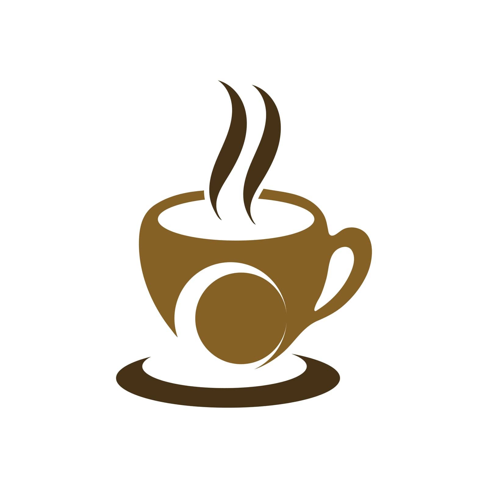 coffee bean icon vector by Mrsongrphc