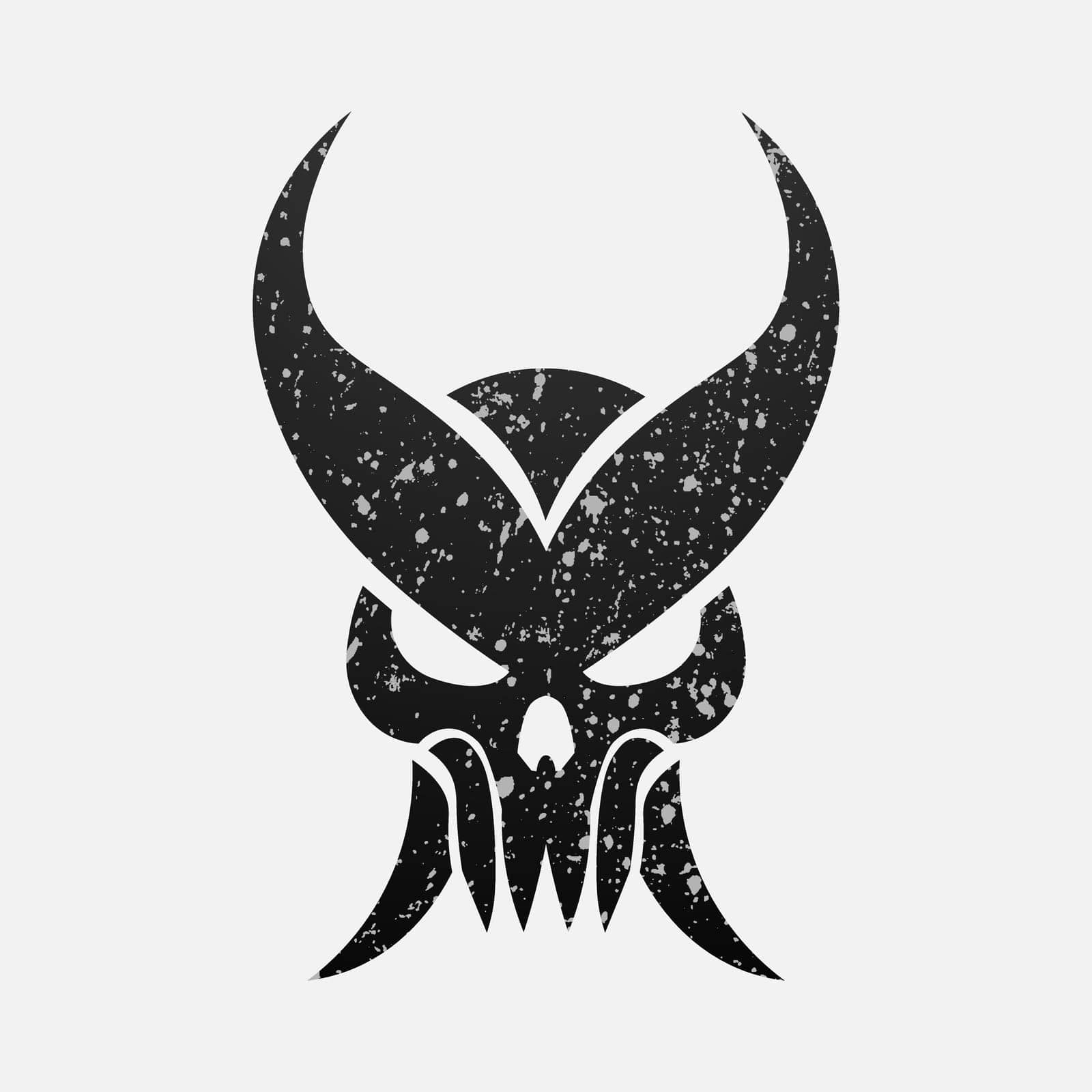 Skull of punisher fist of the beast. Element of crime and punishment style illustration, t-Shirt graphics design famous, vector design icon.