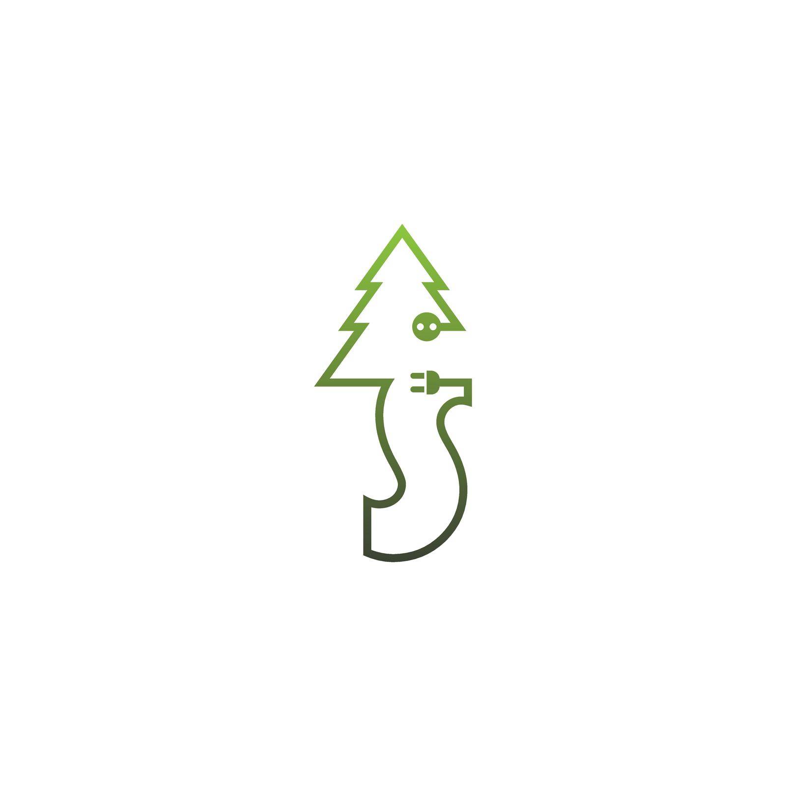 Letter tree Logo, Concept Letter + icon tree