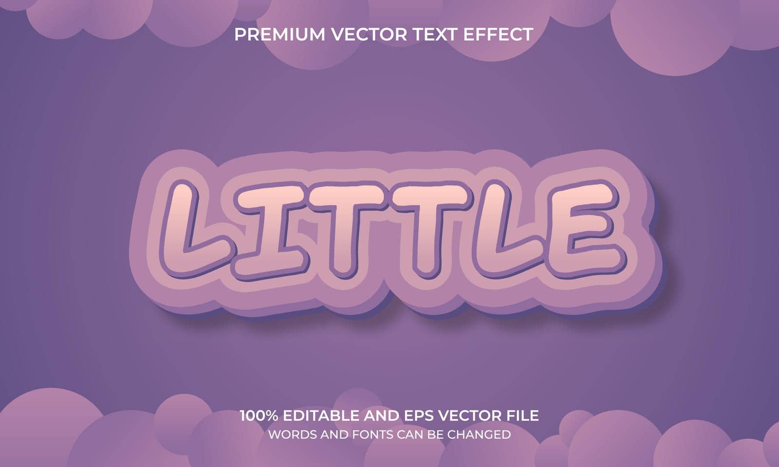 Editable text effect - little style by Aozora