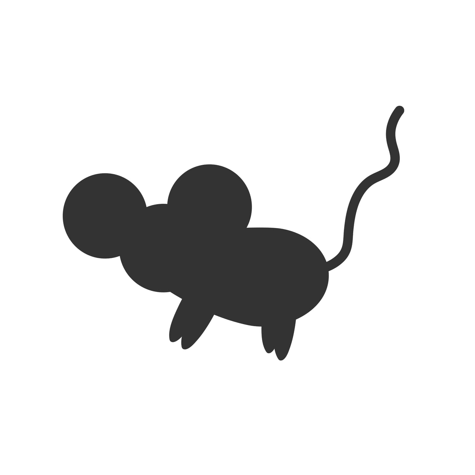 Mouse icon in trendy flat style isolated on background. Mouse icon page symbol for your web site design Mouse icon logo, app, UI. Mouse icon Vector illustration