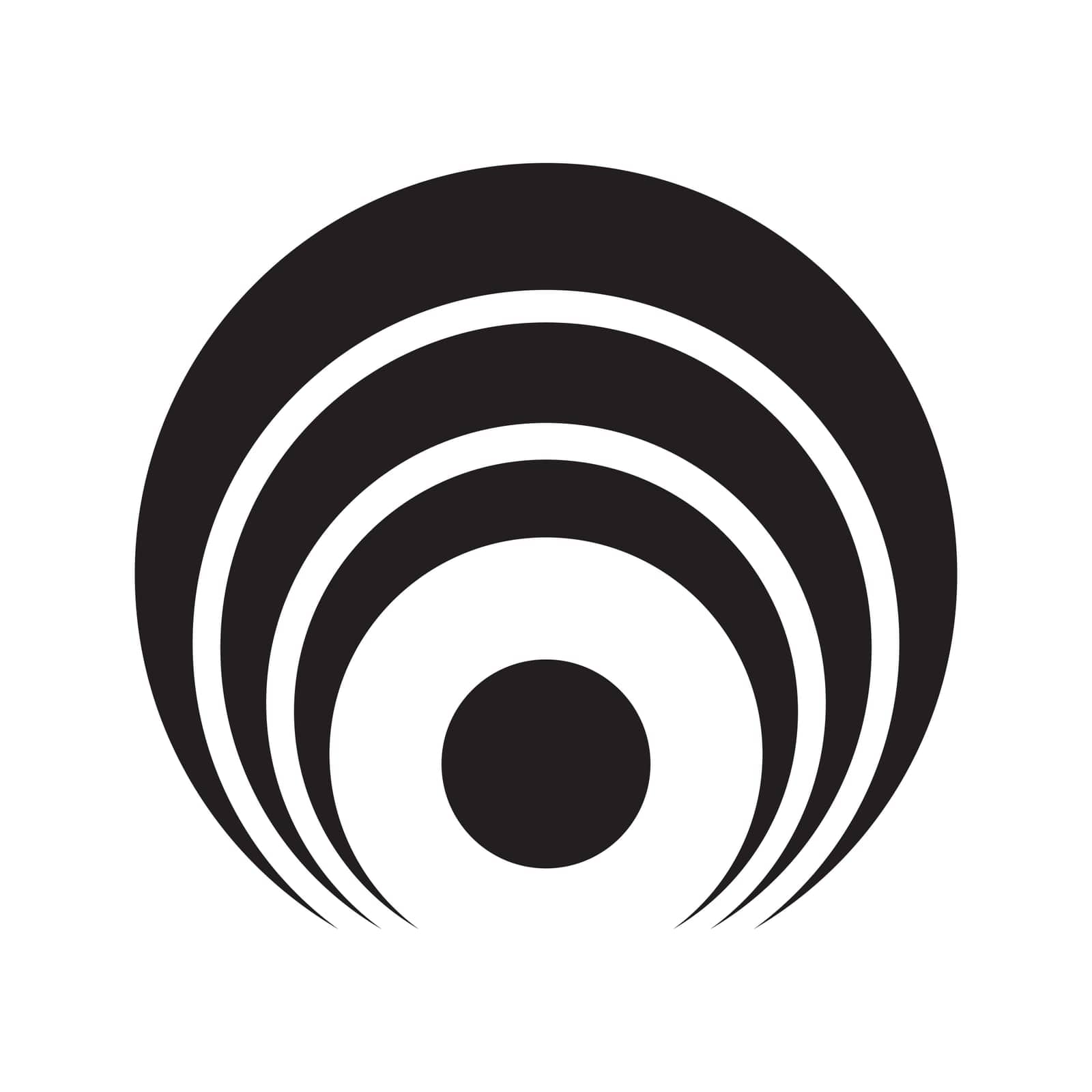 circle hypnotic icon vector illustration symbol design