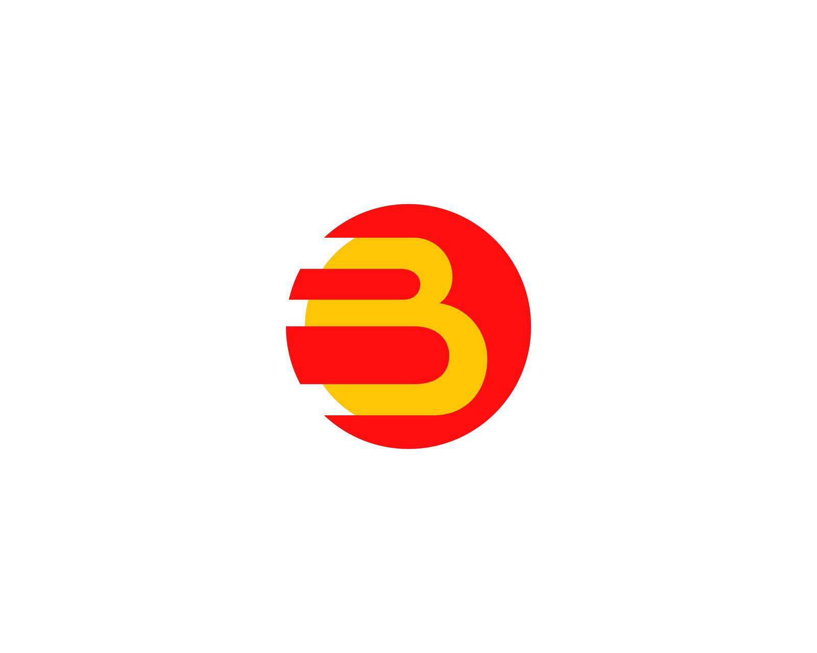 Initial Letter B Logo Template Design Element