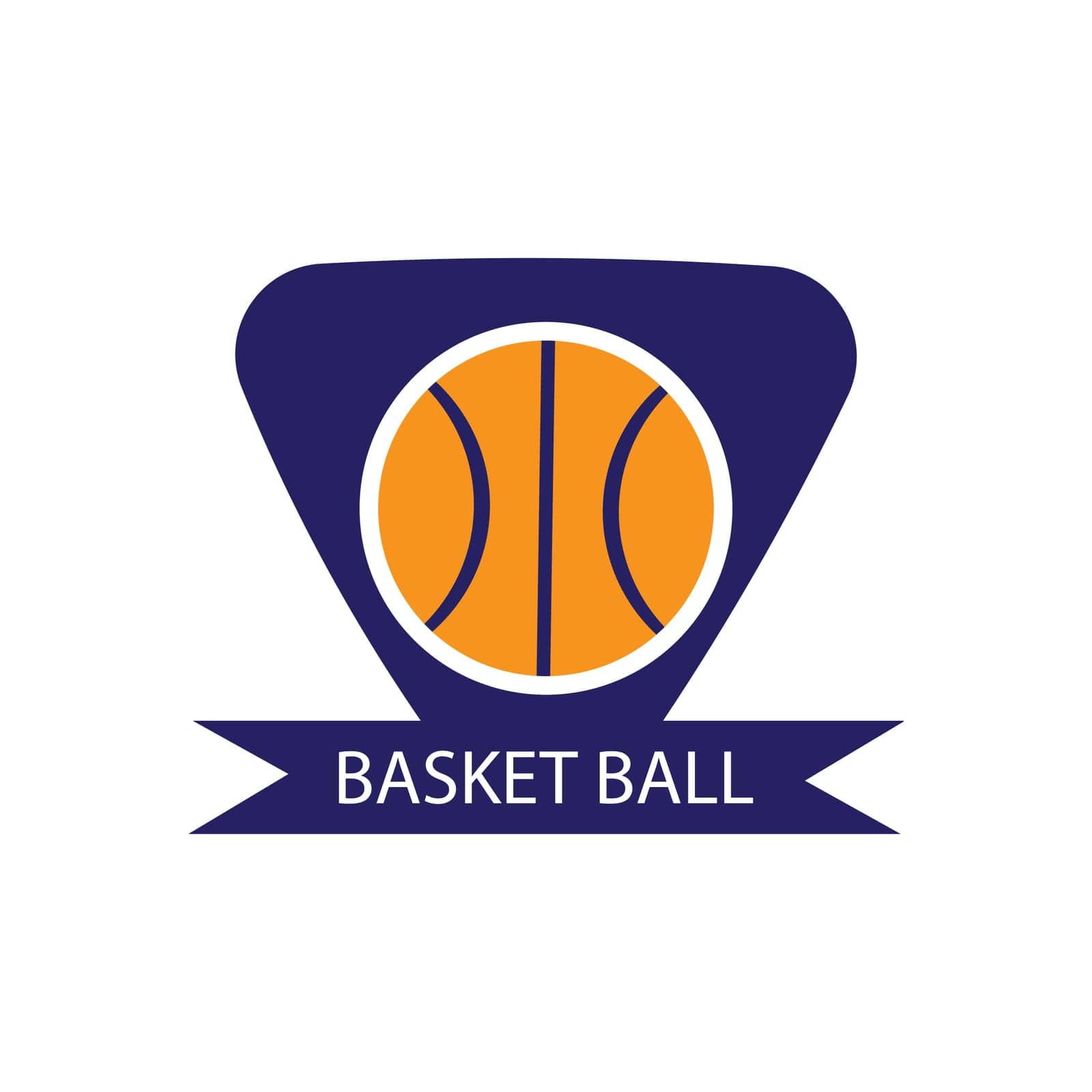 basket ball icon logo vector