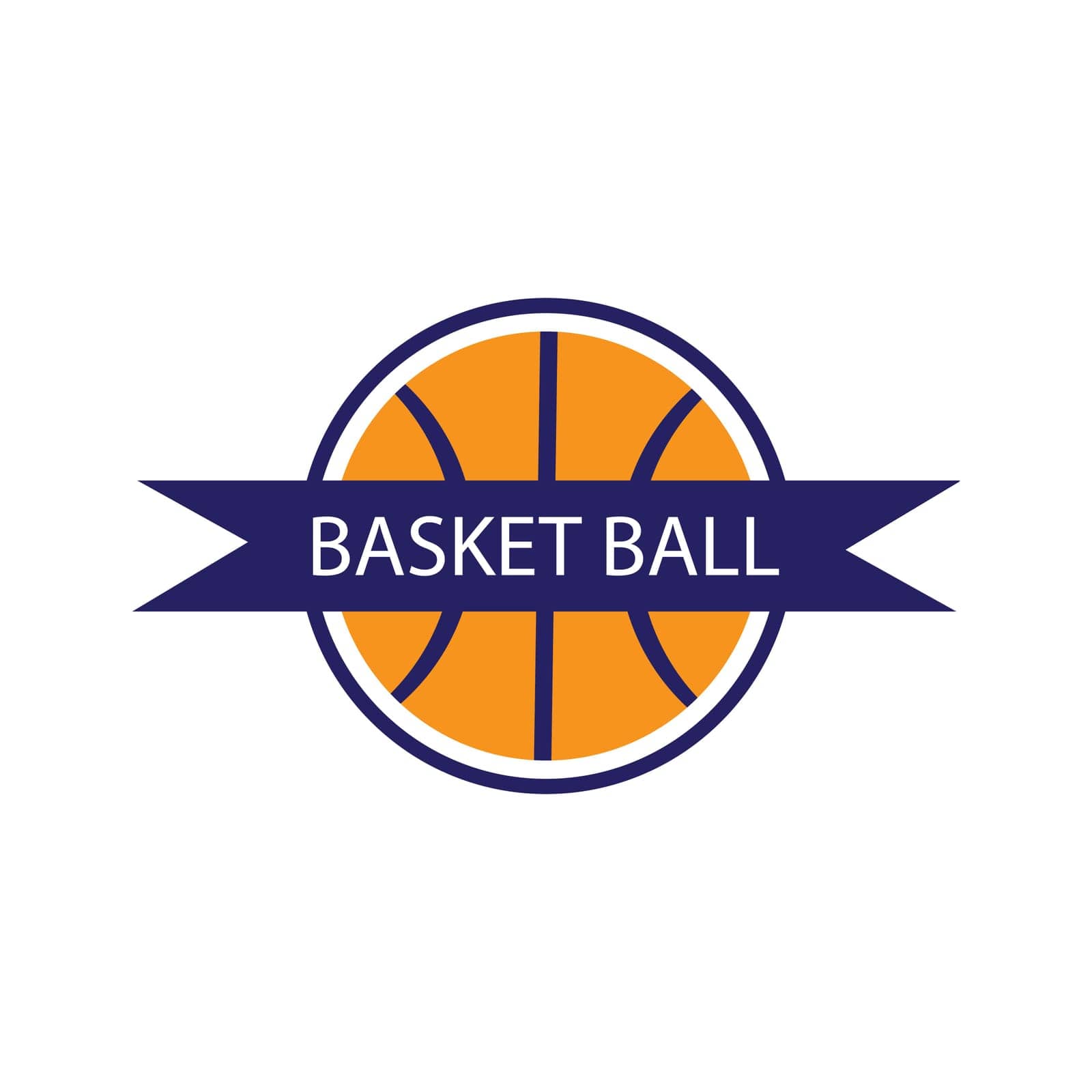 basket ball icon logo vector