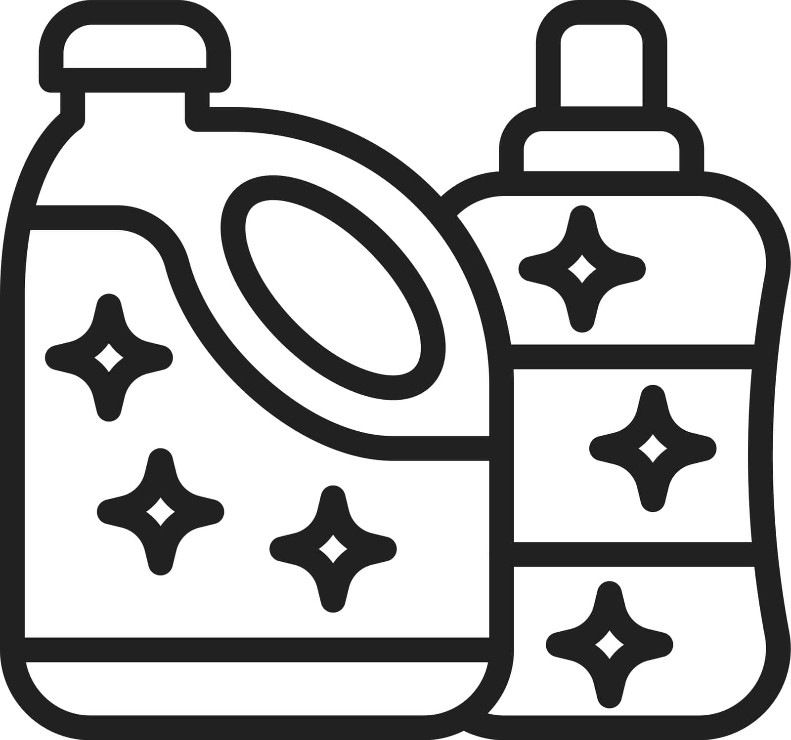 Detergent icon vector image. by ICONBUNNY