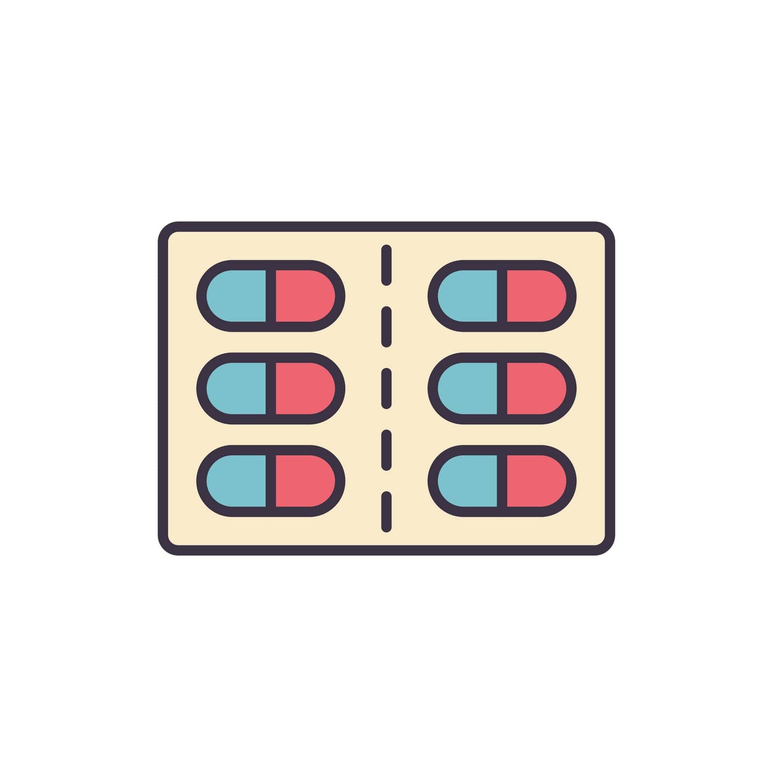 Pills related vector icon. by smoki