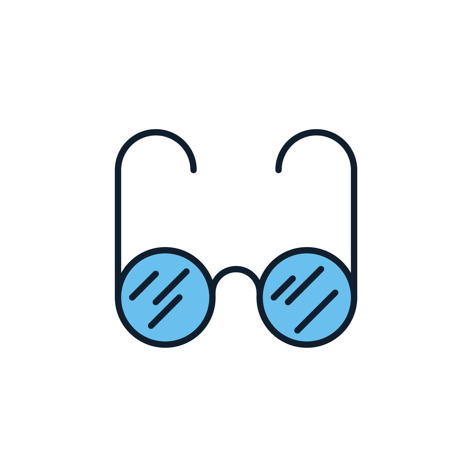 Glasses related vector icon. by smoki