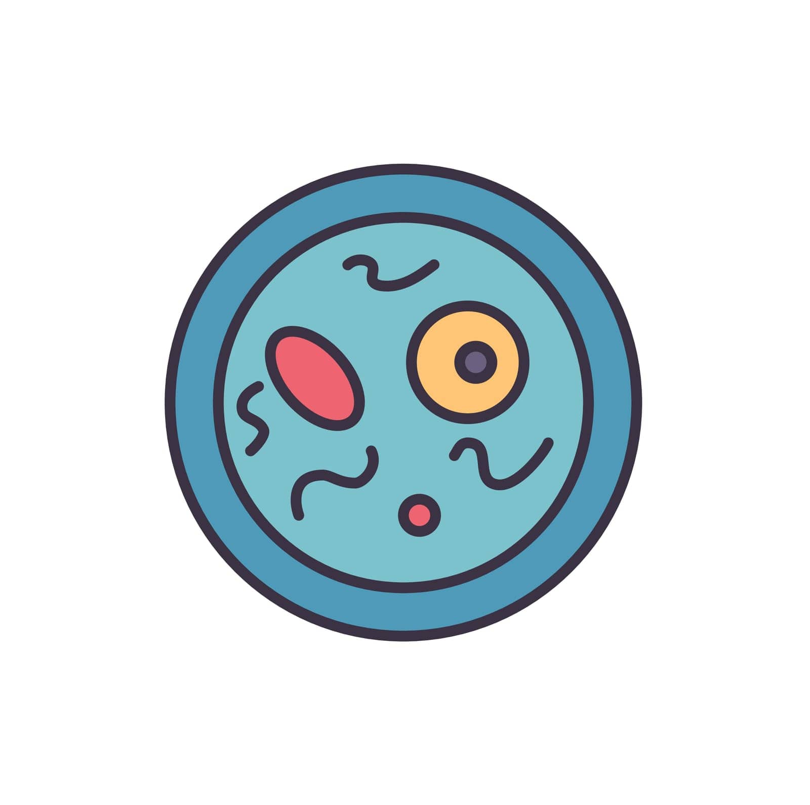 Bacteriology related vector icon. by smoki
