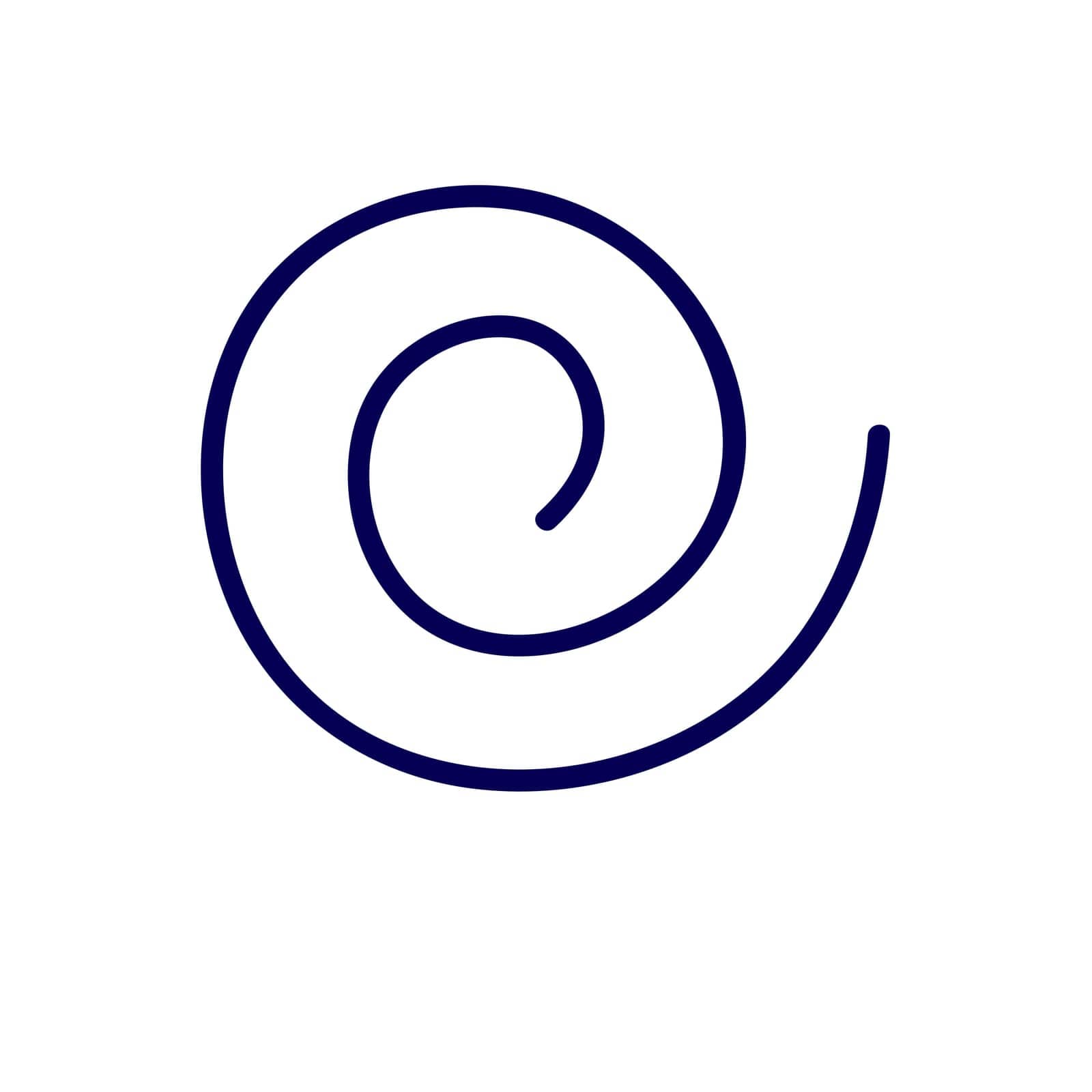 esoteric astrological symbol of the spiral by Dustick