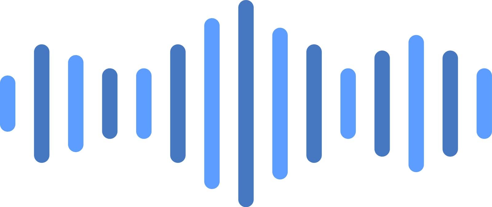 Audio icon vector image. by ICONBUNNY