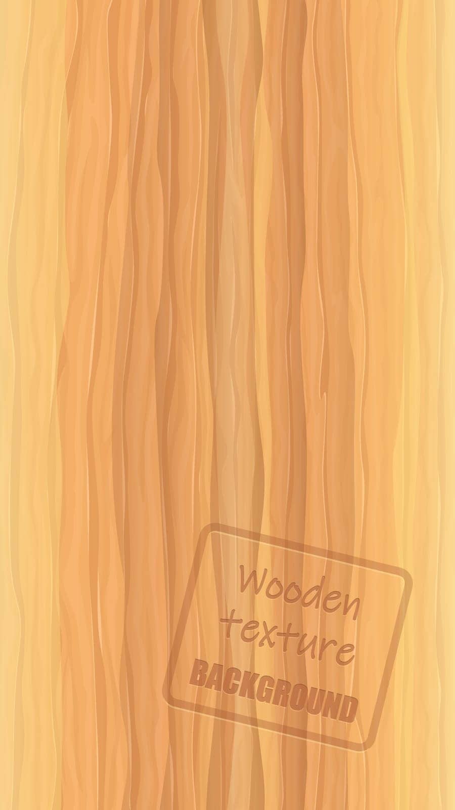 illustration of realistic wooden plank front view vertical background