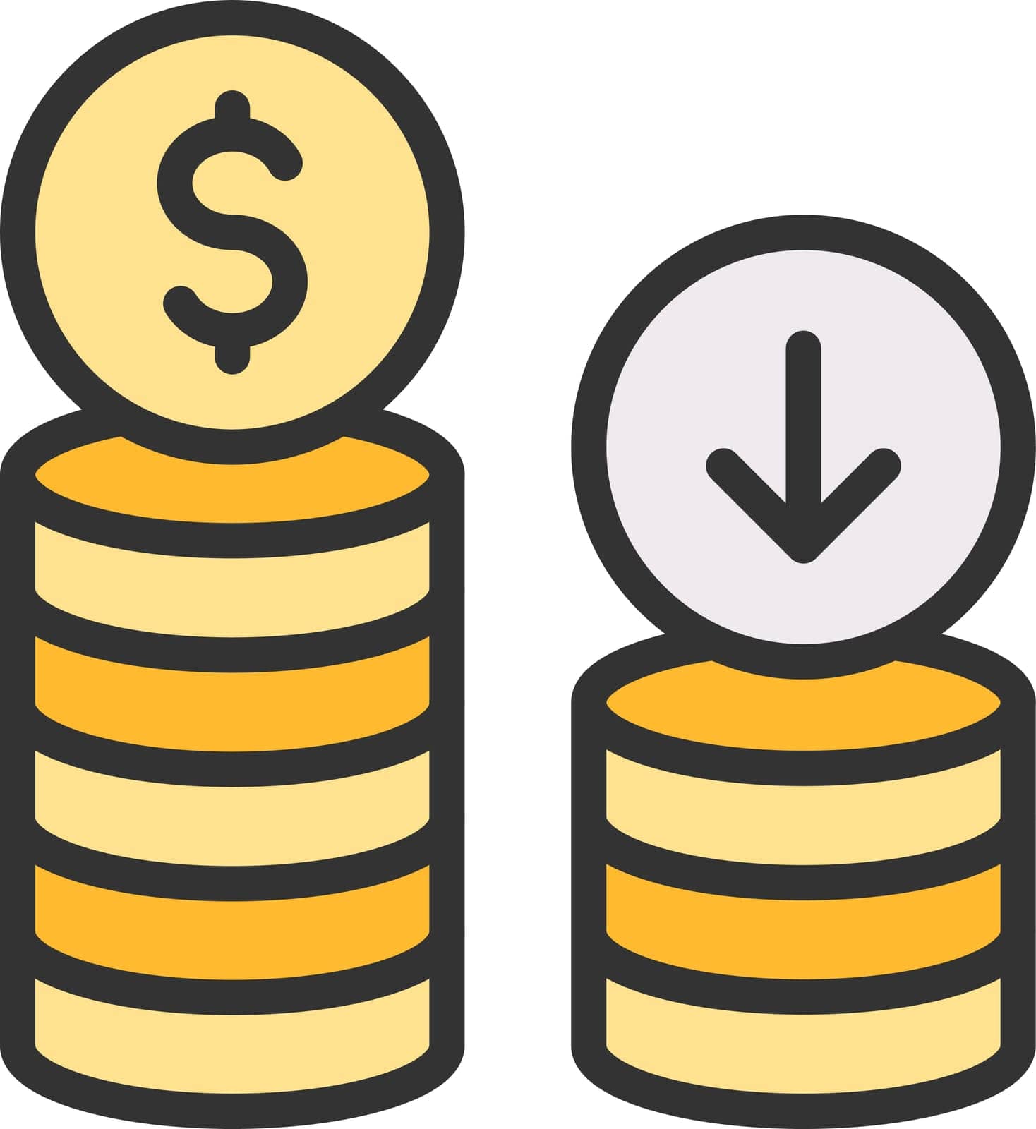 Bankrupt icon vector image. Suitable for mobile application web application and print media.