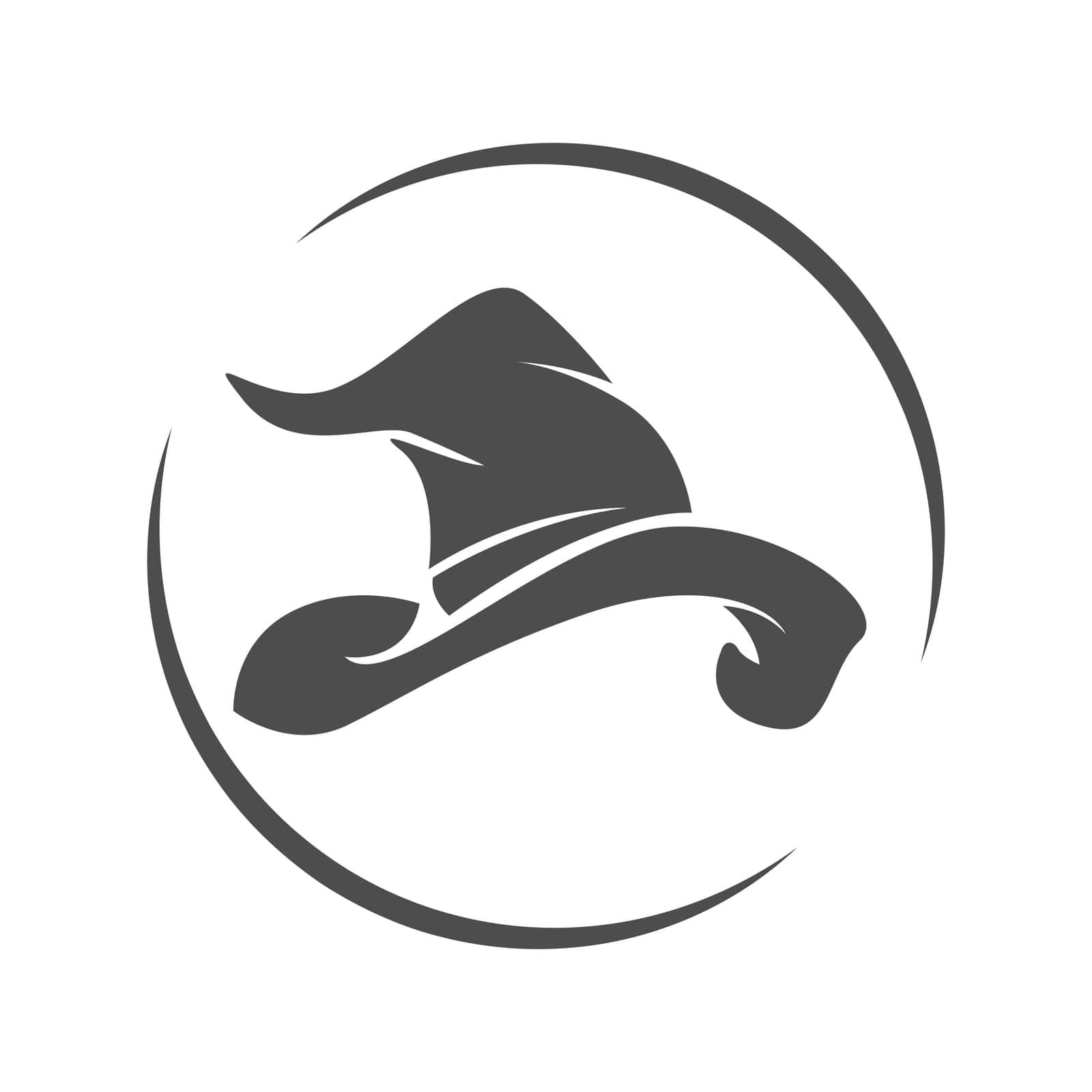 Wizard logo icon design illustration