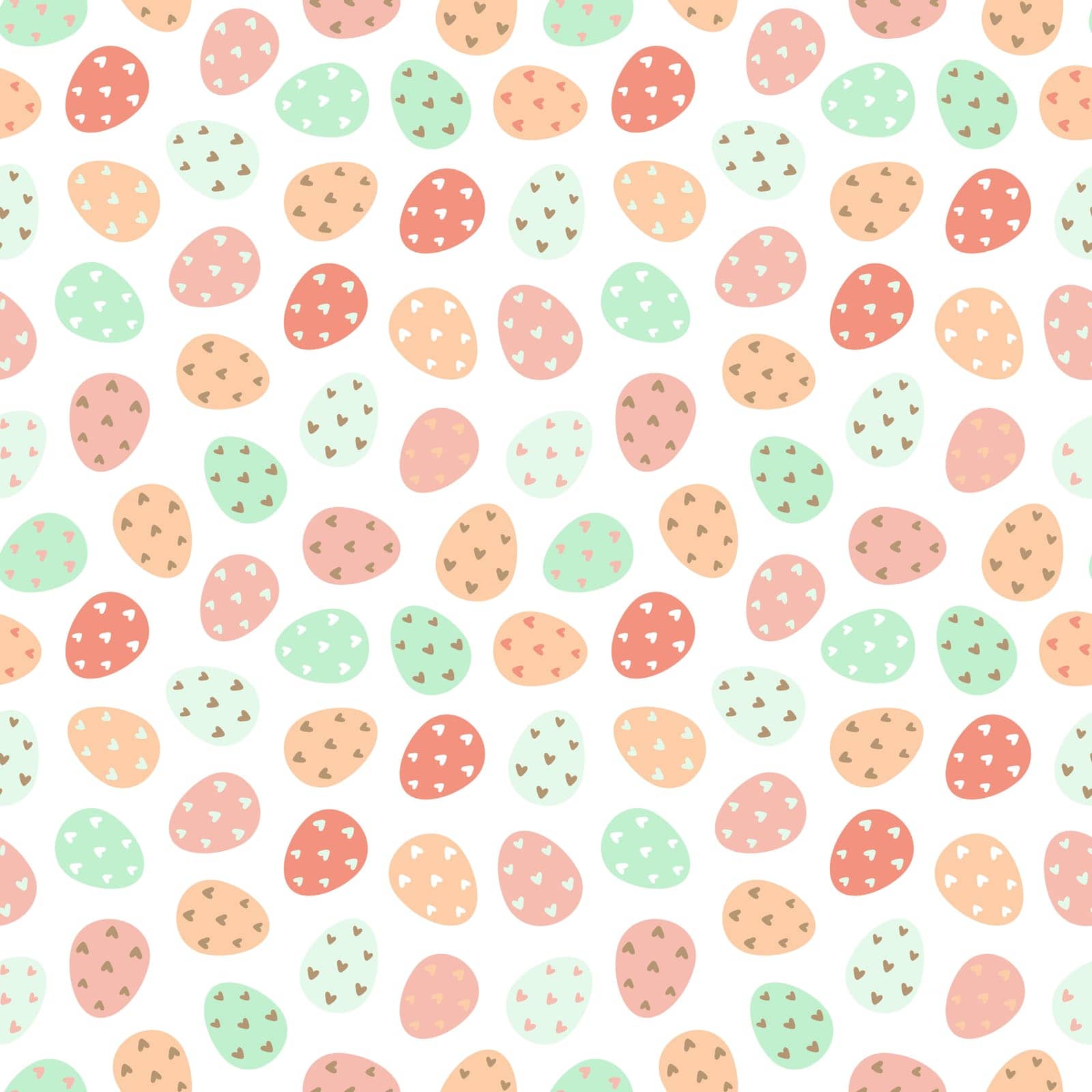 seamless pattern with easter eggs. easter pattern by Dustick