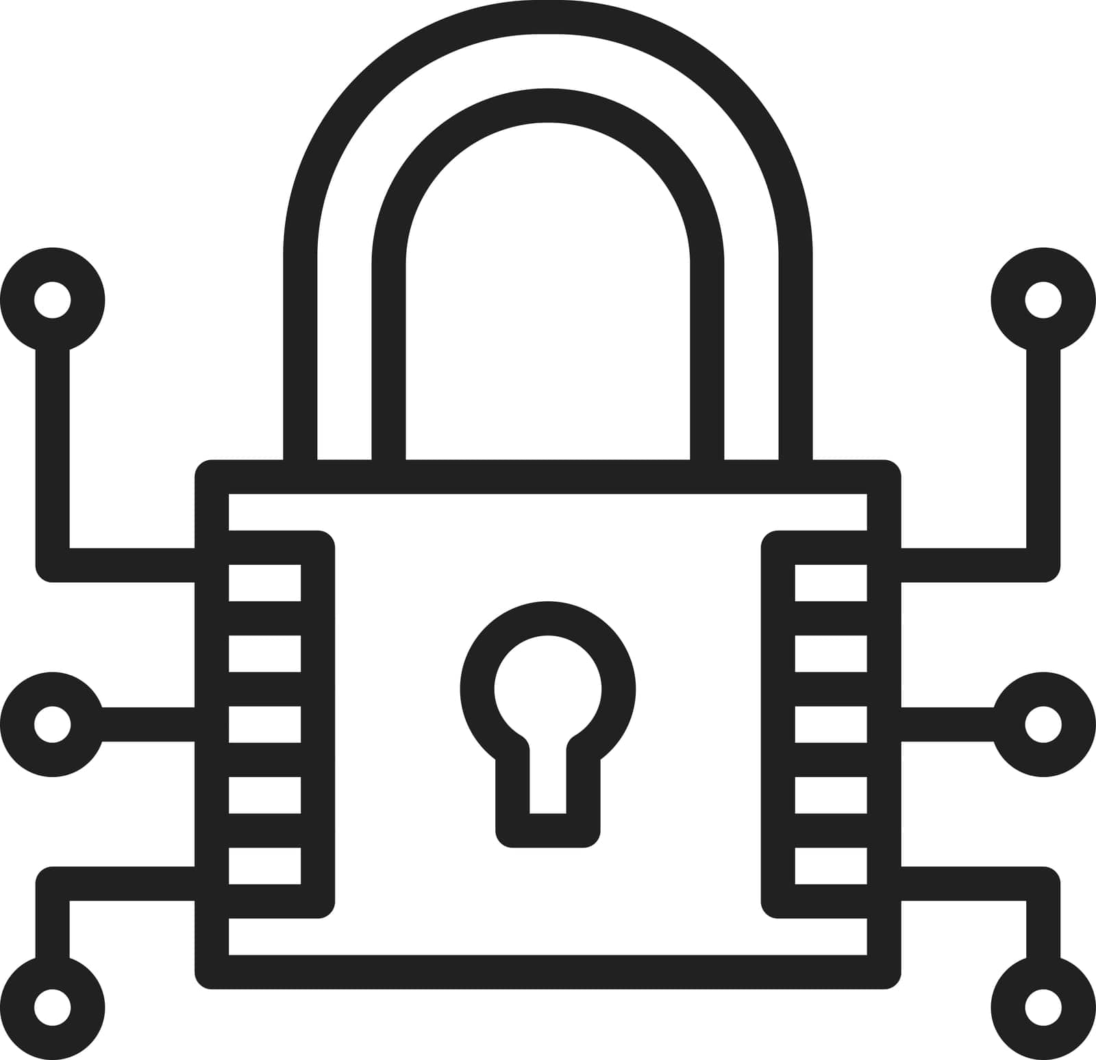 Data Encryption Icon Image. by ICONBUNNY