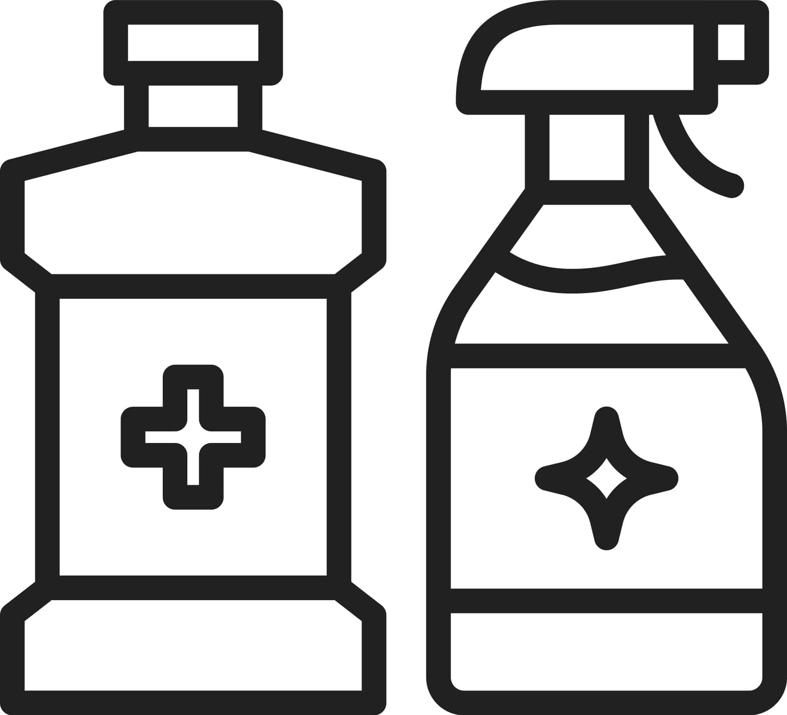Hygiene Products Icon image. Suitable for mobile application.