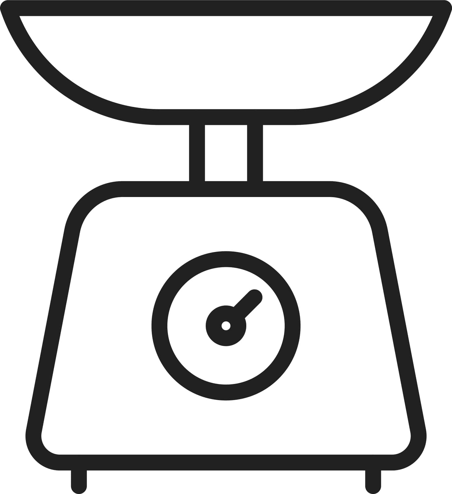 Weighing Scale Icon Image. by ICONBUNNY