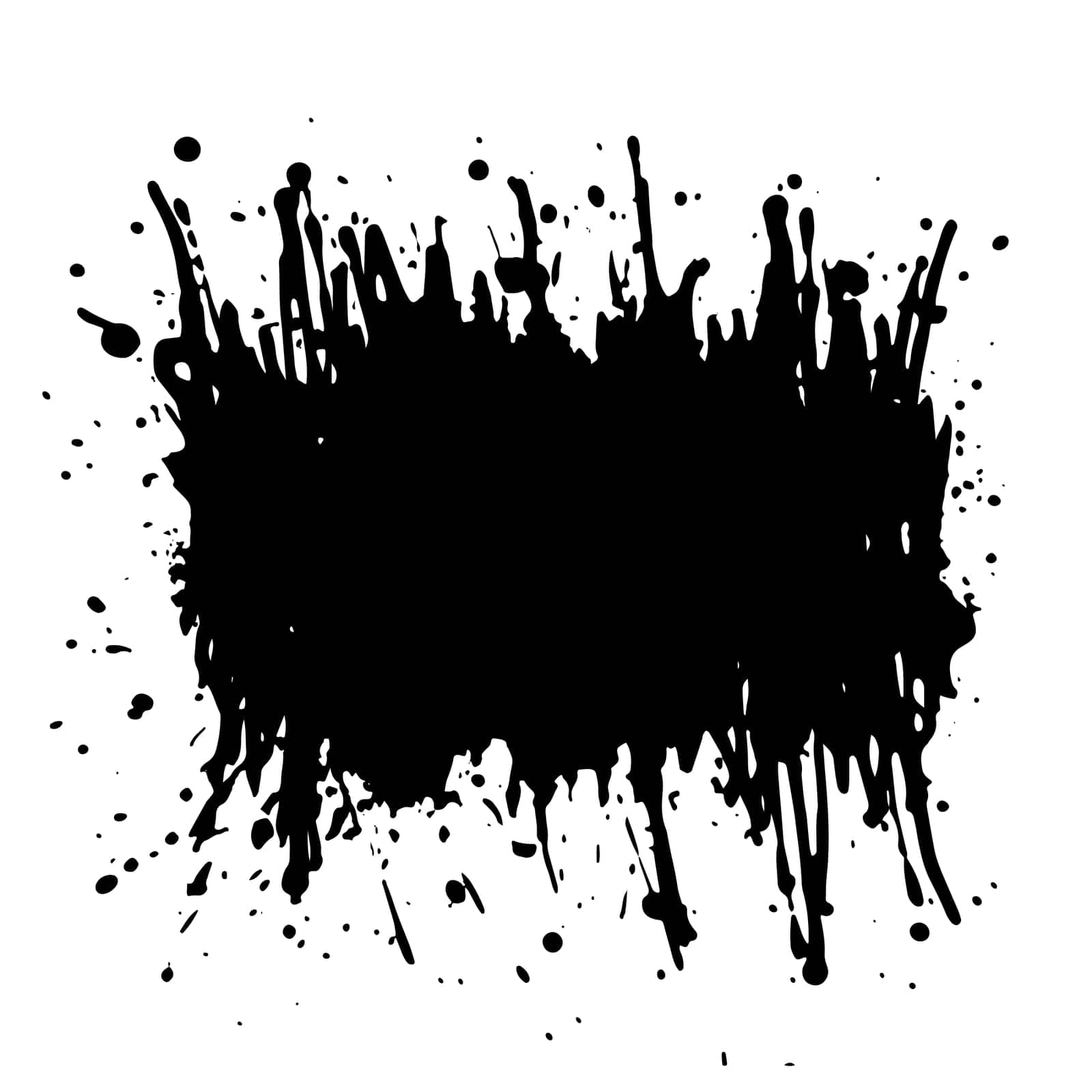Grunge background. Abstract black grunge splashes. Vector illustration.