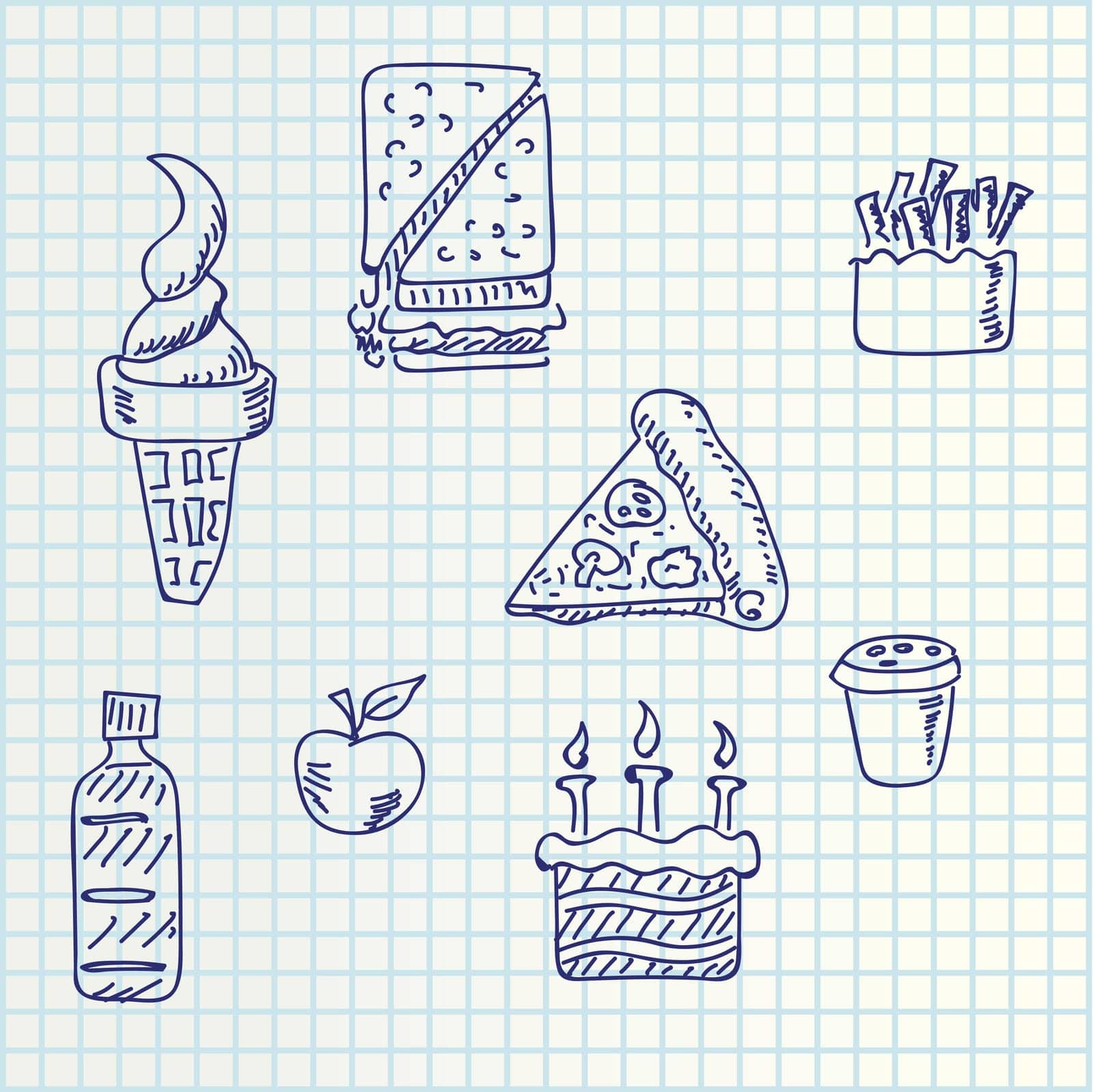 hand draw icons by IfH
