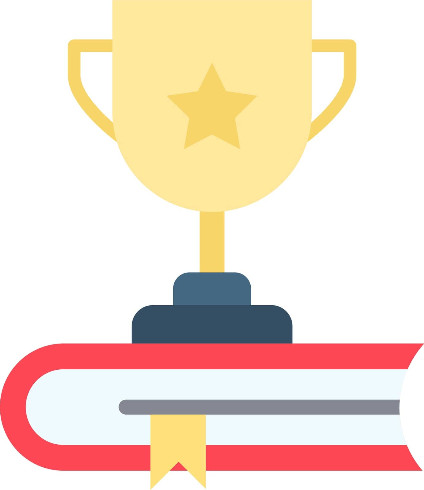 Book Award Icon image. Suitable for mobile application.