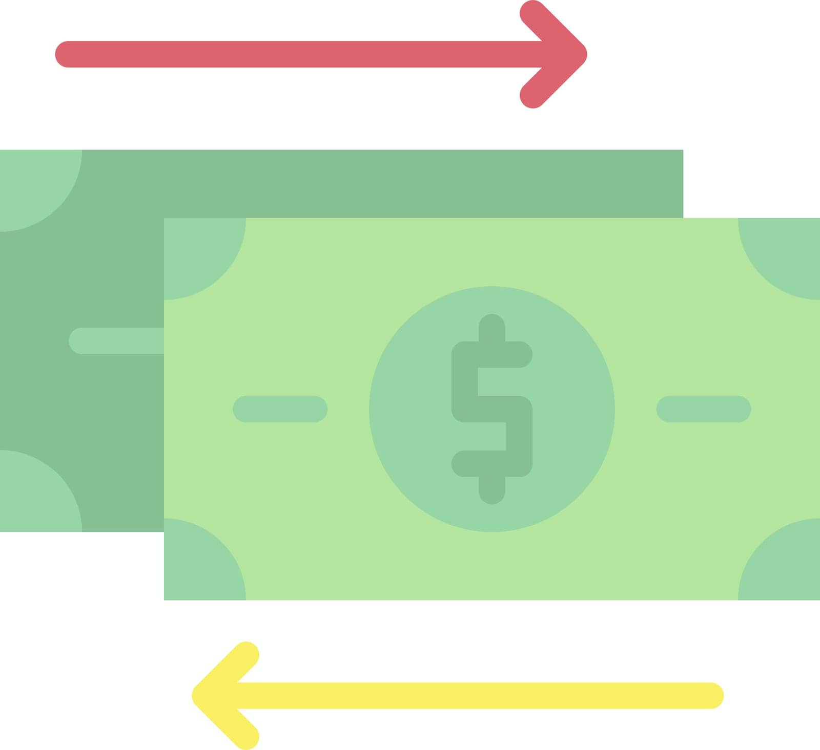 Cash Flow Icon image. Suitable for mobile application.