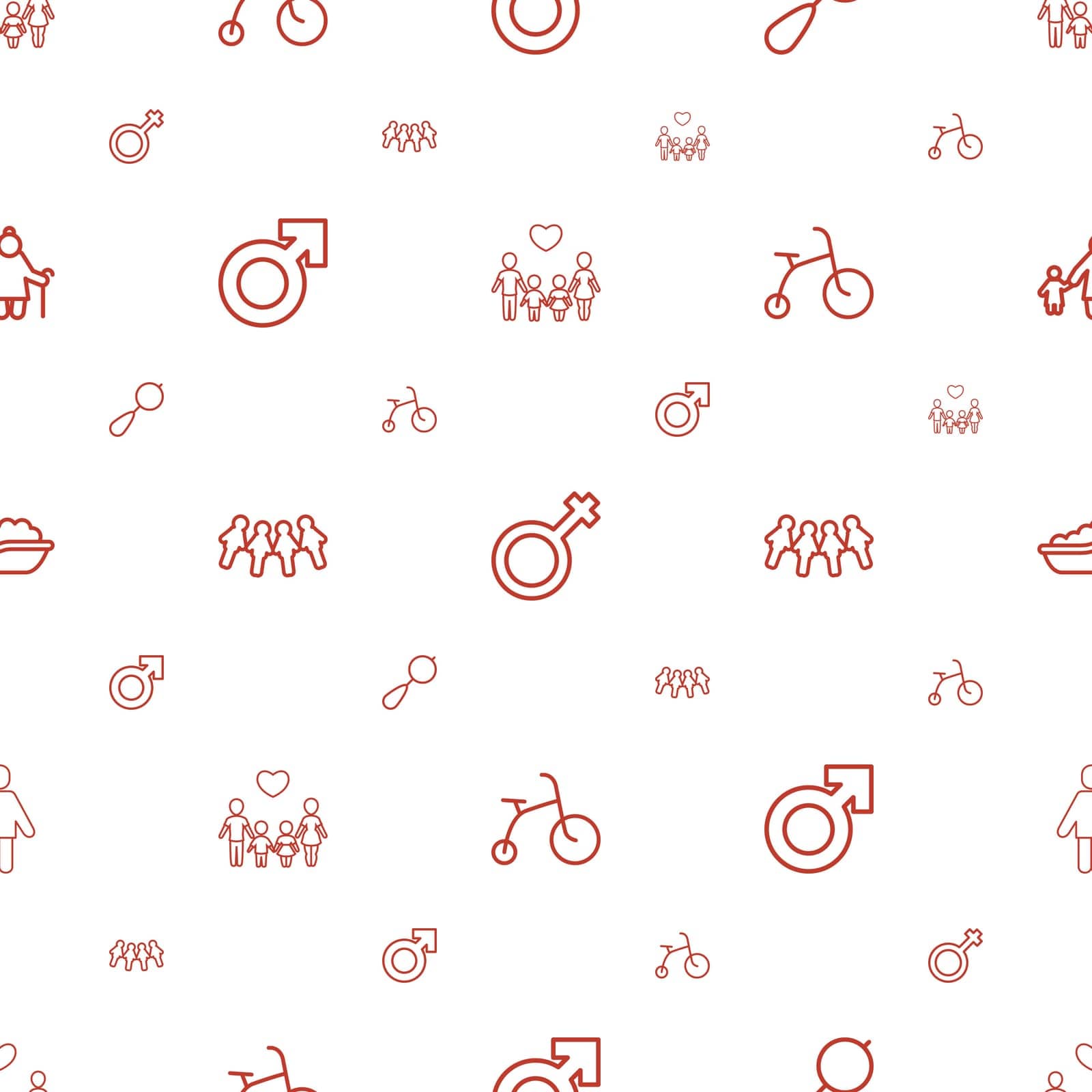 love,symbol,woman,gender,bicycle,happy,kid,concept,pattern,icon,sign,isolated,boy,cute,white,children,and,design,vector,man,female,human,bath,graphic,beanbag,element,shape,childhood,old,abstract,girl,people,background,baby,illustration,family,male,sexual,child by ogqcorp