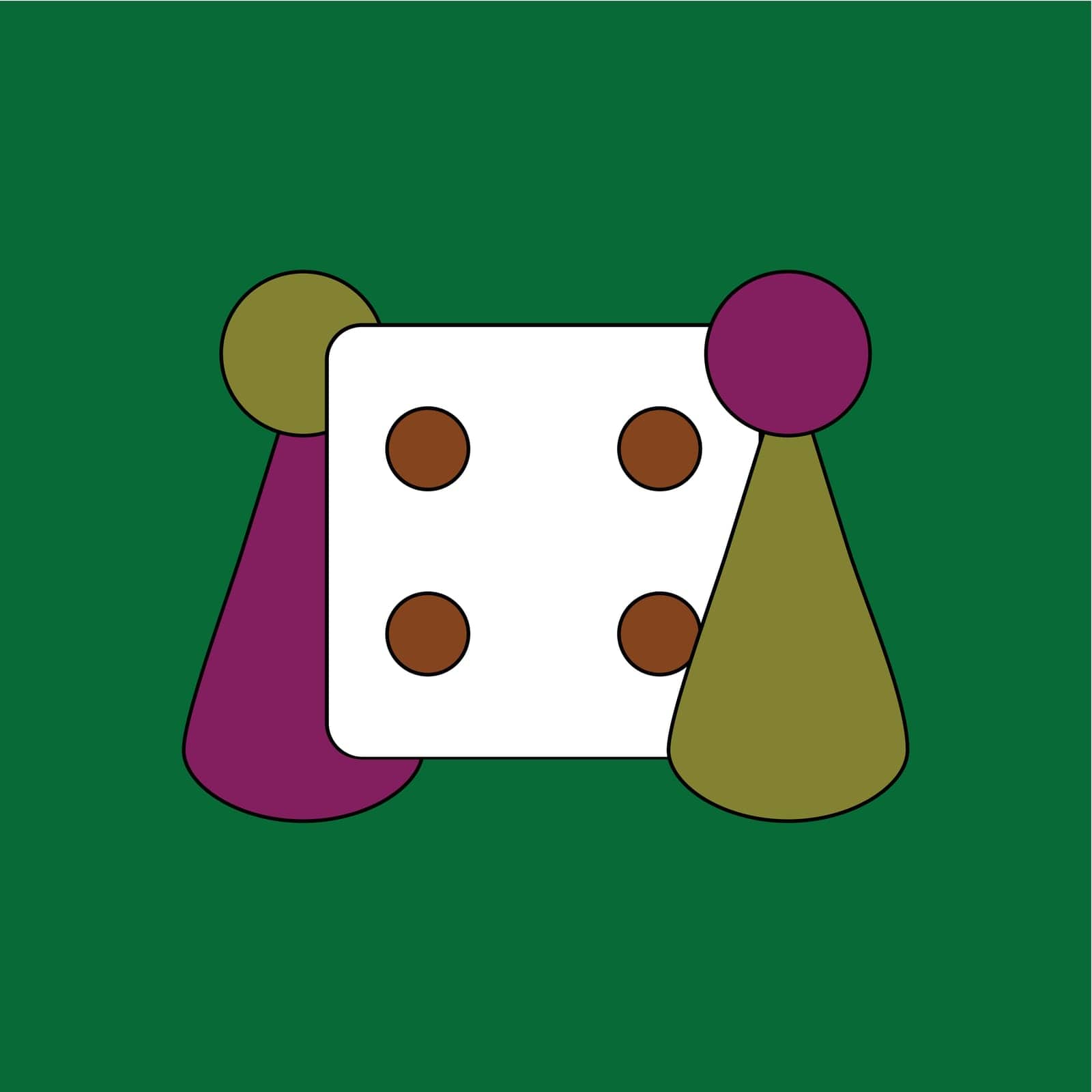 play,symbol,game,activity,icon,dice,loss,flat,design,plan,win,leisure,table,group,toy,spinner,figure,fortune,gamble,pastime,lose,team,collection,piece,success,pawn,debt,fun,board,child by ogqcorp