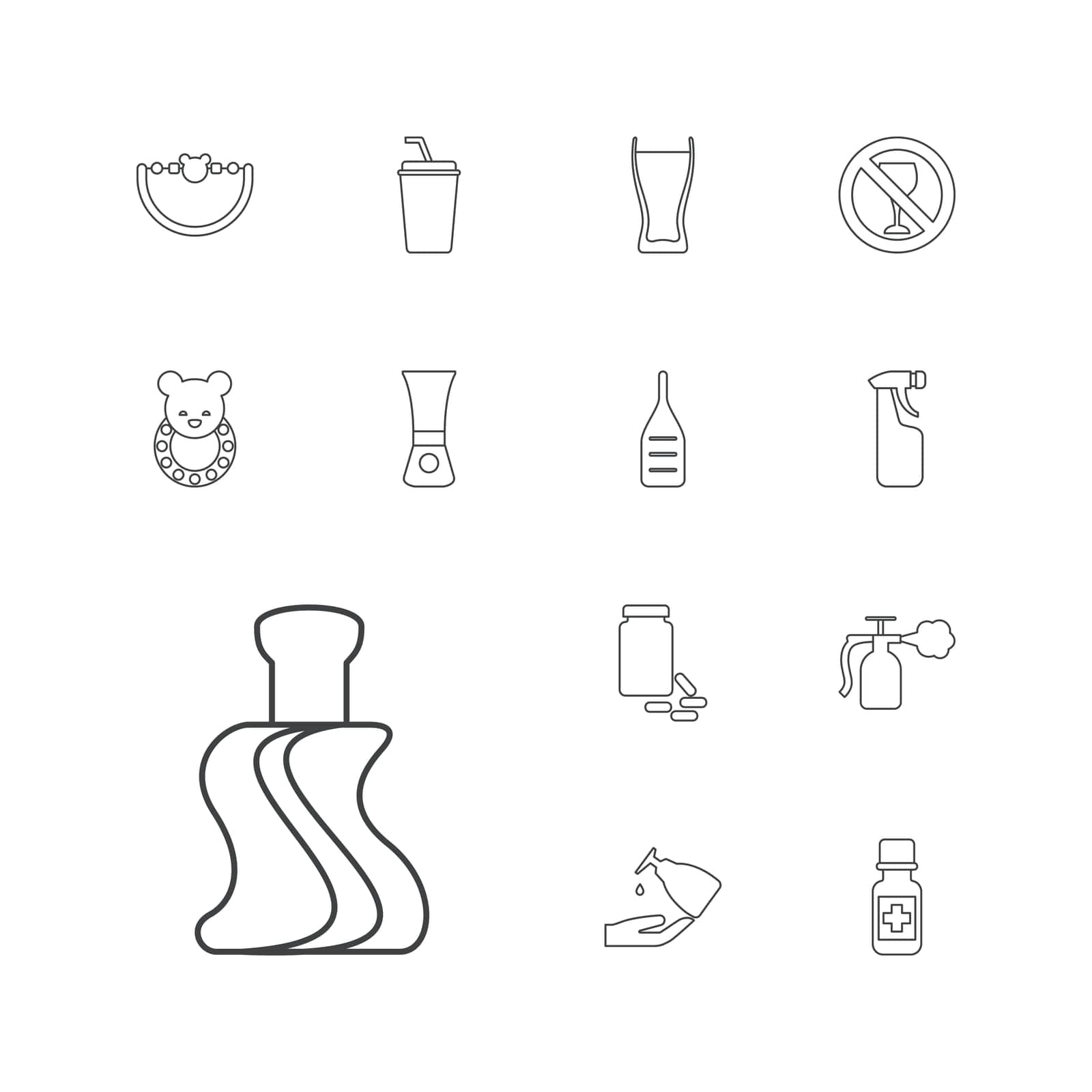 container,symbol,no,icon,sign,isolated,bottle,white,flat,fitness,design,beverage,vector,graphic,beer,element,toy,alcohol,glass,set,spray,nail,black,health,cream,medicine,drink,cleanser,plastic,tube,liquid,background,silhouette,baby,illustration,polish,soap