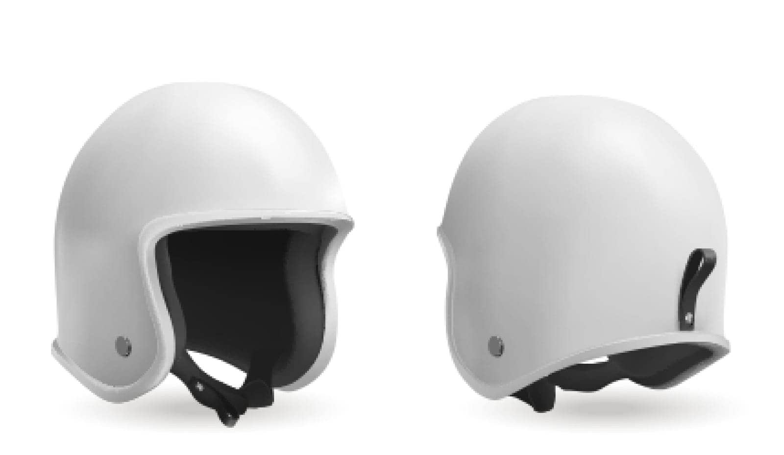Motorcycle helmet, retro biker headwear, accessory by upklyak