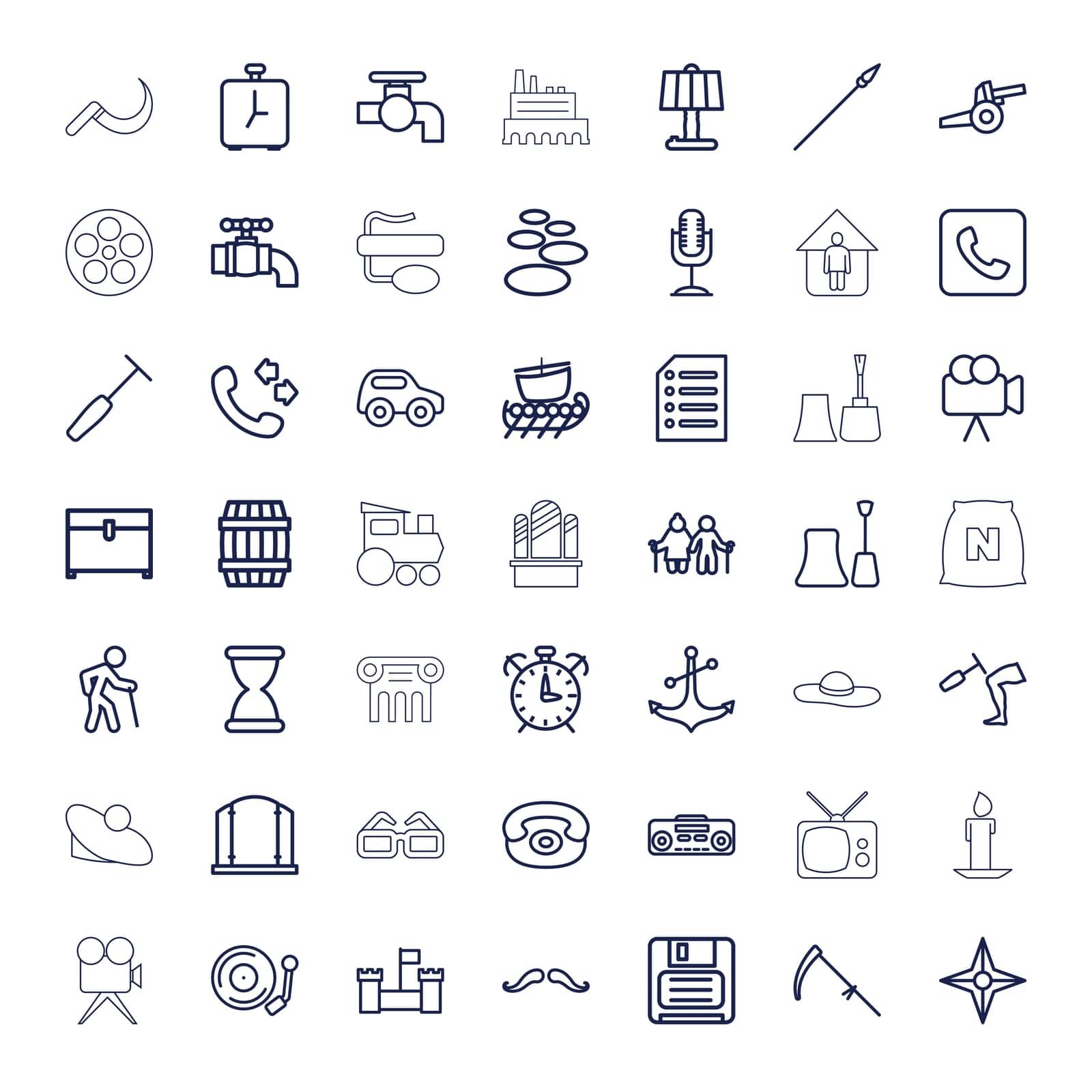 scythe,couple,tv,woman,sack,castle,hammer,icon,diskette,mustache,glasses,gramophone,paper,record,hourglass,alarm,hat,vector,man,camera,player,train,toy,greek,barrel,chest,set,reaction,nail,old,column,check,water,knee,phone,compass,candle,desk,anchor,gate,polish by ogqcorp
