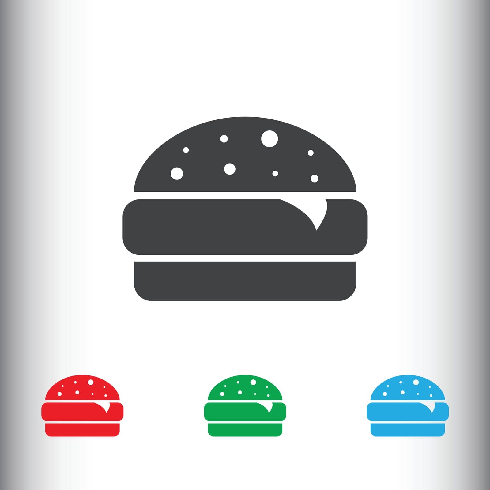 burger icon, sign icon, vector illustration. burger symbol. flat icon. flat design style for web and mobile.