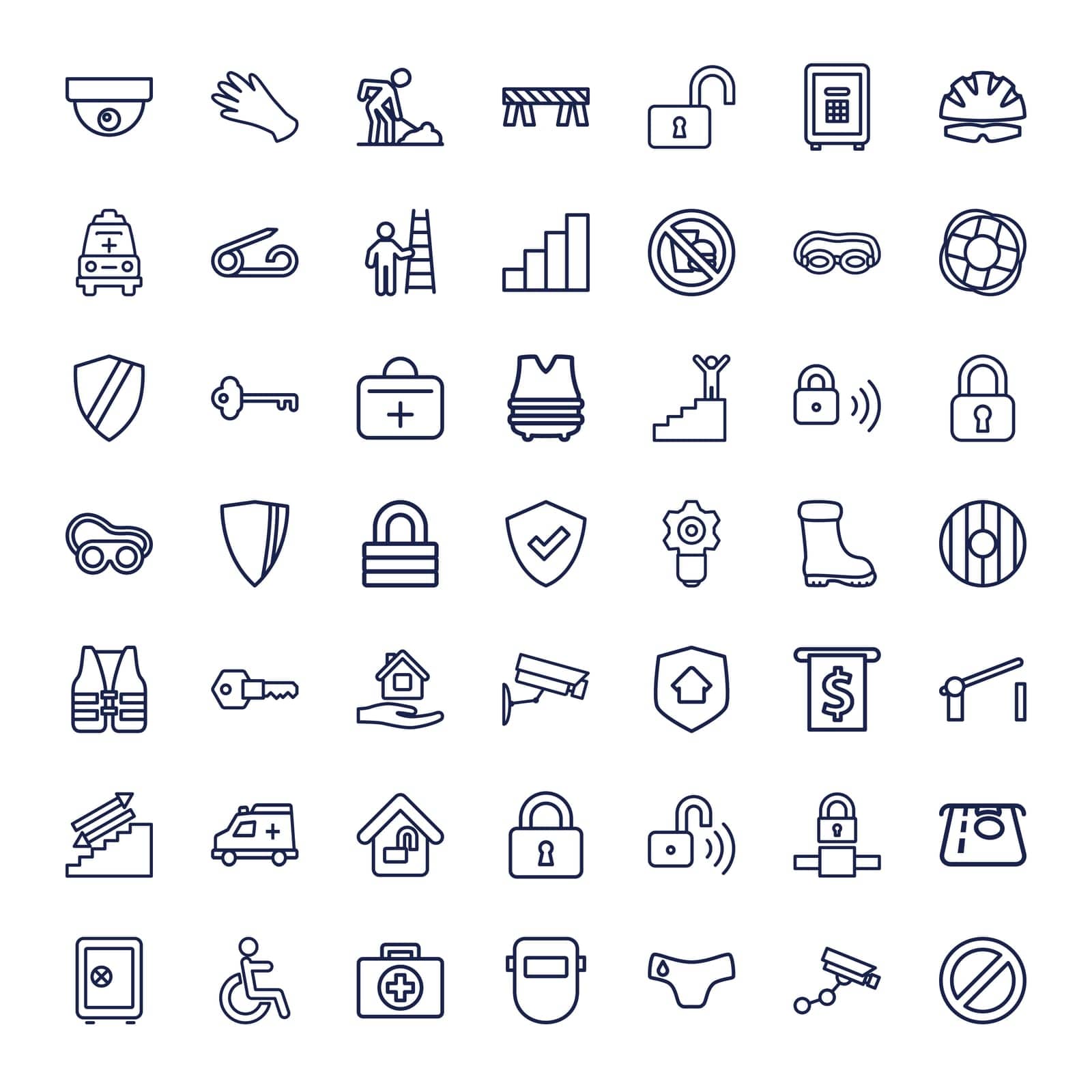 shield,panties,stairs,icon,life,security,barrier,children,safety,lock,disabled,vector,atm,camera,boot,key,mask,welder,set,in,vest,opened,ambulance,icons,home,keyhole,money,prohibited,safe,aid,first,care,gear,withdraw by ogqcorp