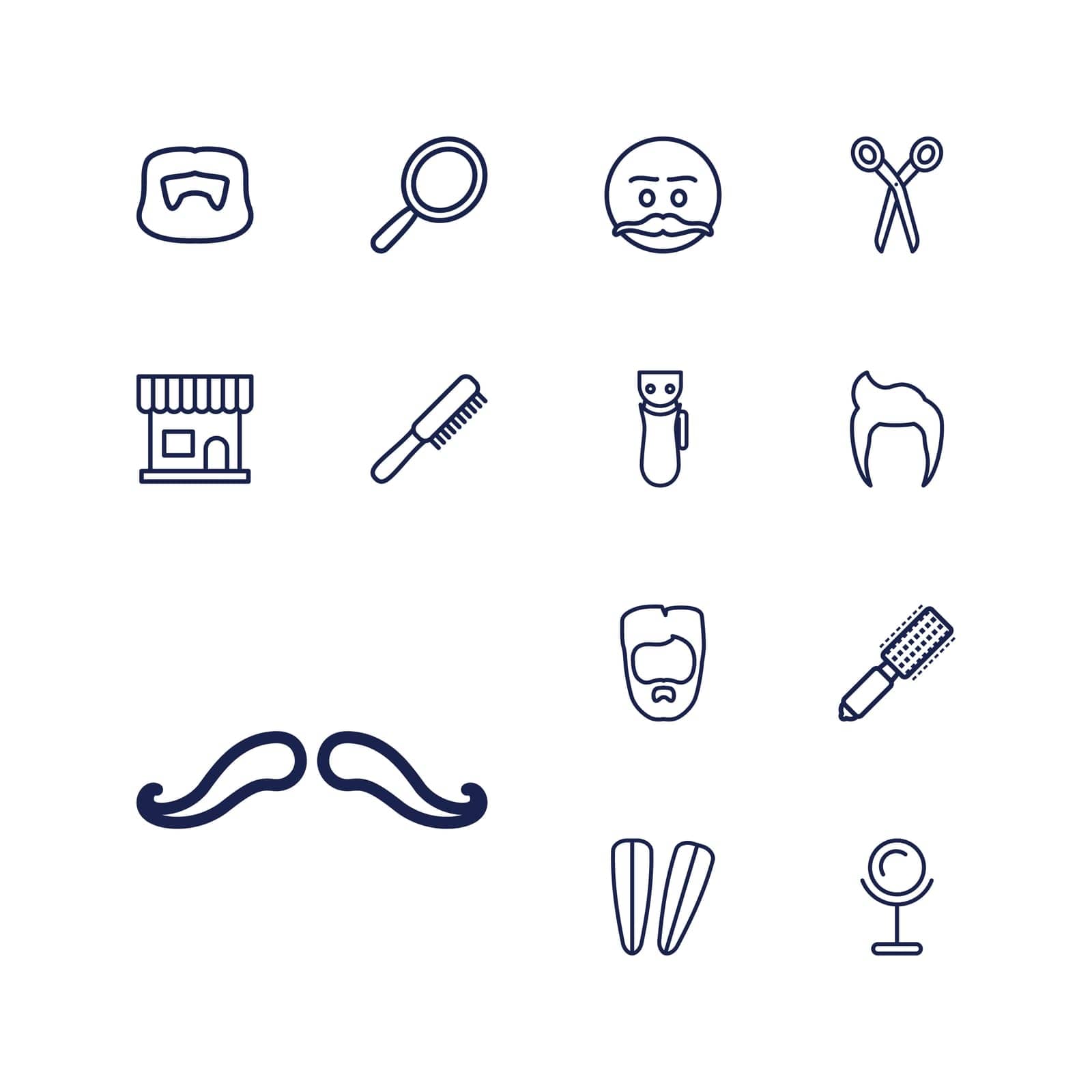 symbol,mirror,beauty,icon,sign,isolated,mustache,hair,design,vector,man,barber,graphic,shave,brush,emot,set,electric,black,haircut,comb,hairstyle,scissors,barrette,with,face,background,silhouette,style,razor,illustration,male,fashion,care,salon