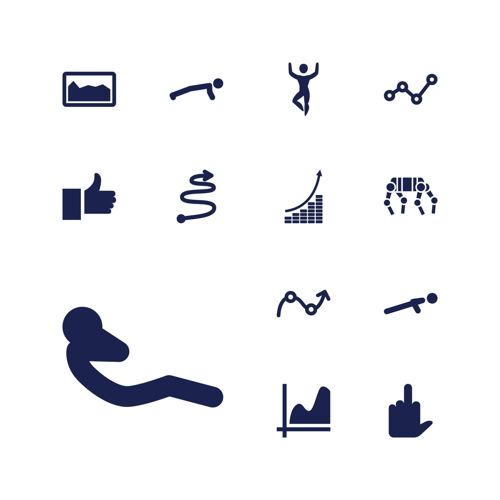 symbol,doing,curved,data,arrow,thumb,financial,concept,stairs,icon,sign,isolated,white,exercises,web,flat,design,vector,man,up,graphic,finger,set,middle,business,black,abdoninal,people,graph,push,money,workout,background,success,growth,illustration,chart,finance