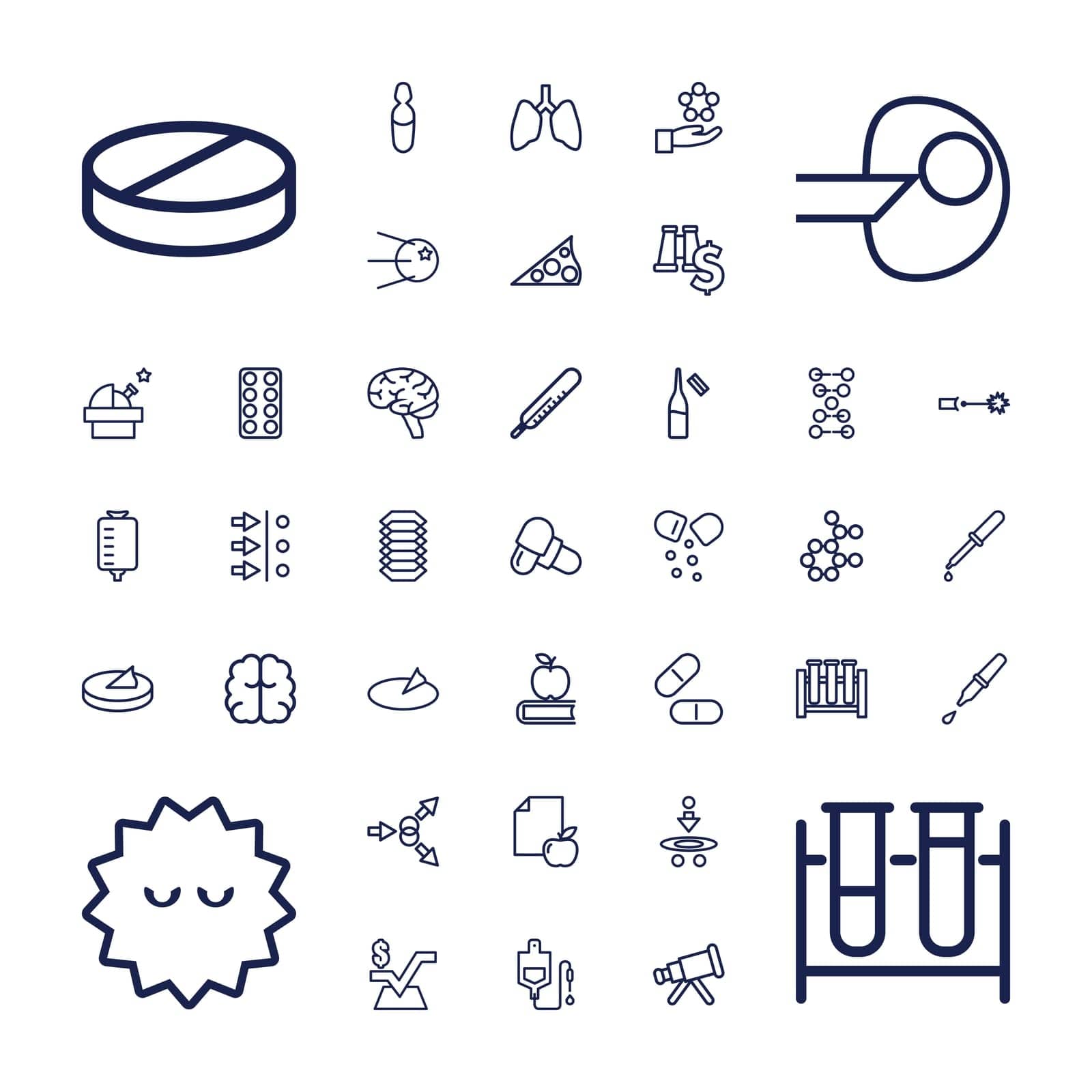 drop,symbol,medical,circuit,bacteria,book,icon,sign,pill,dollar,observatory,apple,paper,dna,and,lungs,vector,hand,on,move,set,test,in,binoculars,electric,counter,brain,sundial,square,core,with,tube,science,pipette,ampoule,illustration,thermometer,atom,telescope,mathematical