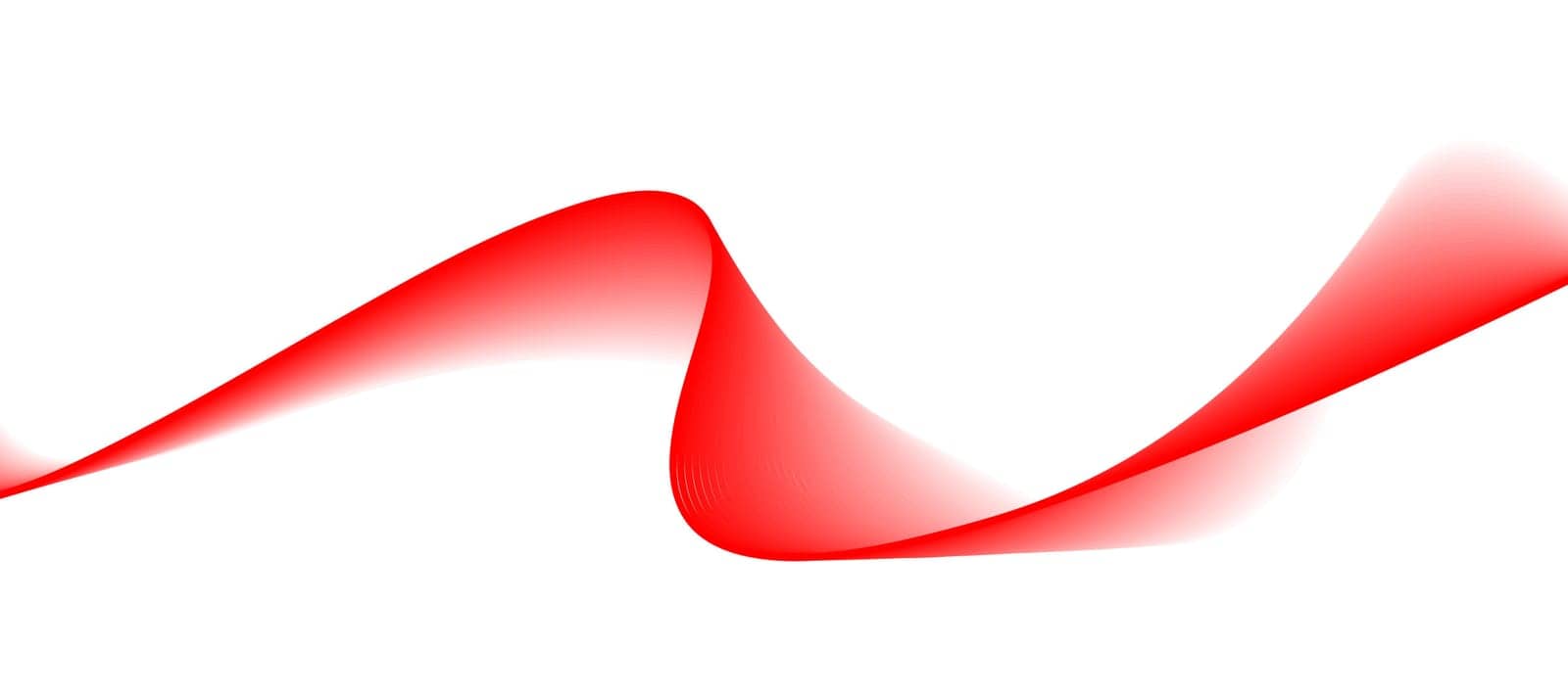 smooth red wavy background. vector wavy lines background
