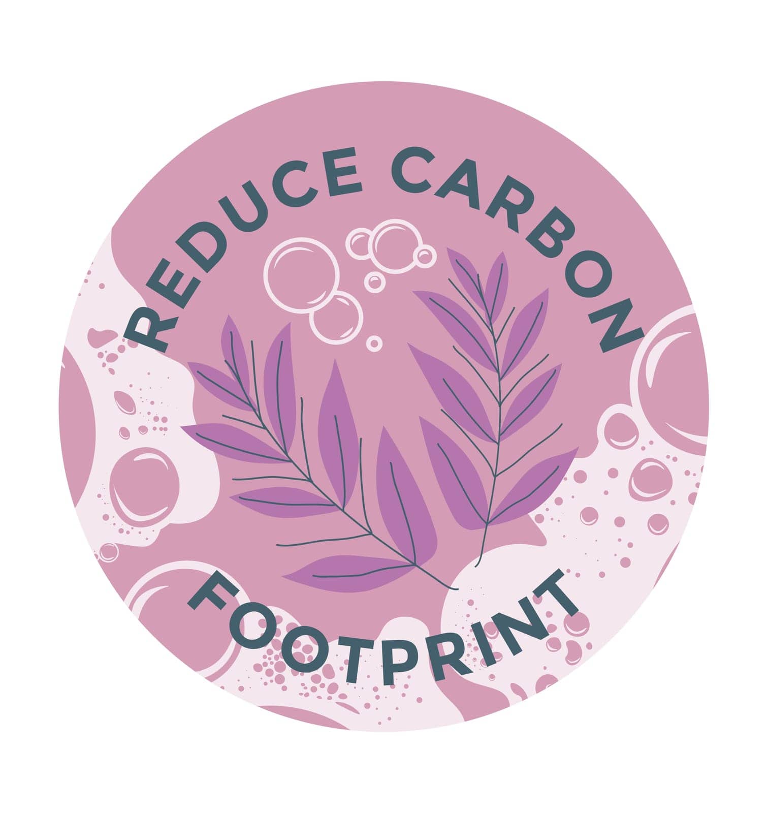 Reduce carbon footprint with eco detergent vector by Sonulkaster