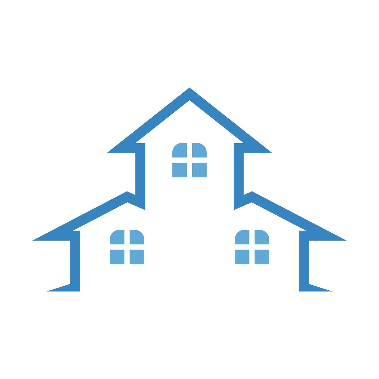 House apartment logo icon design by siti