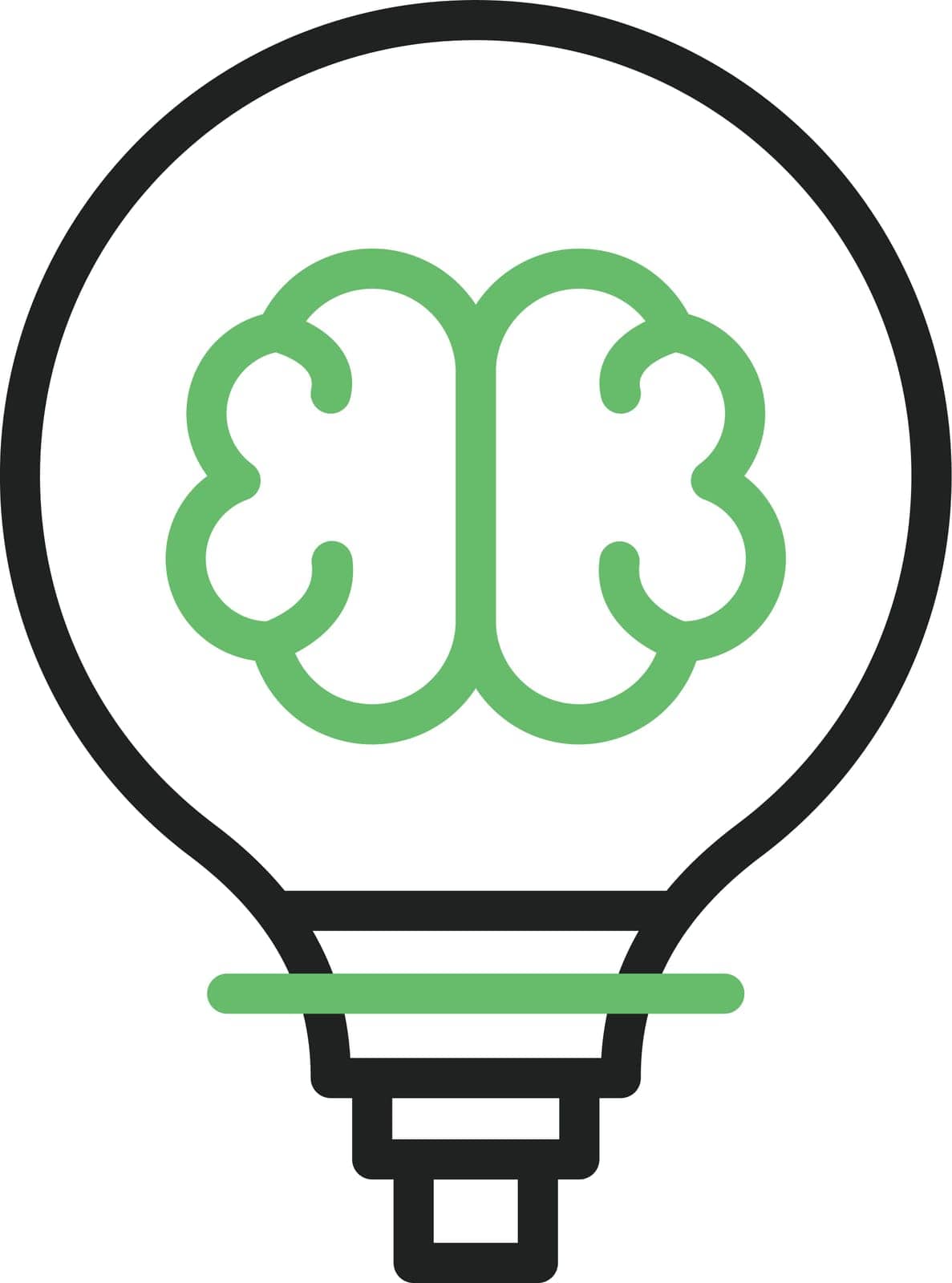 Brainstorm Icon Image. by ICONBUNNY