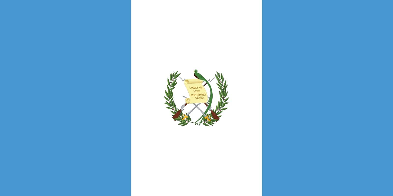 Guatemala National Flag by GiraffeStockStudio