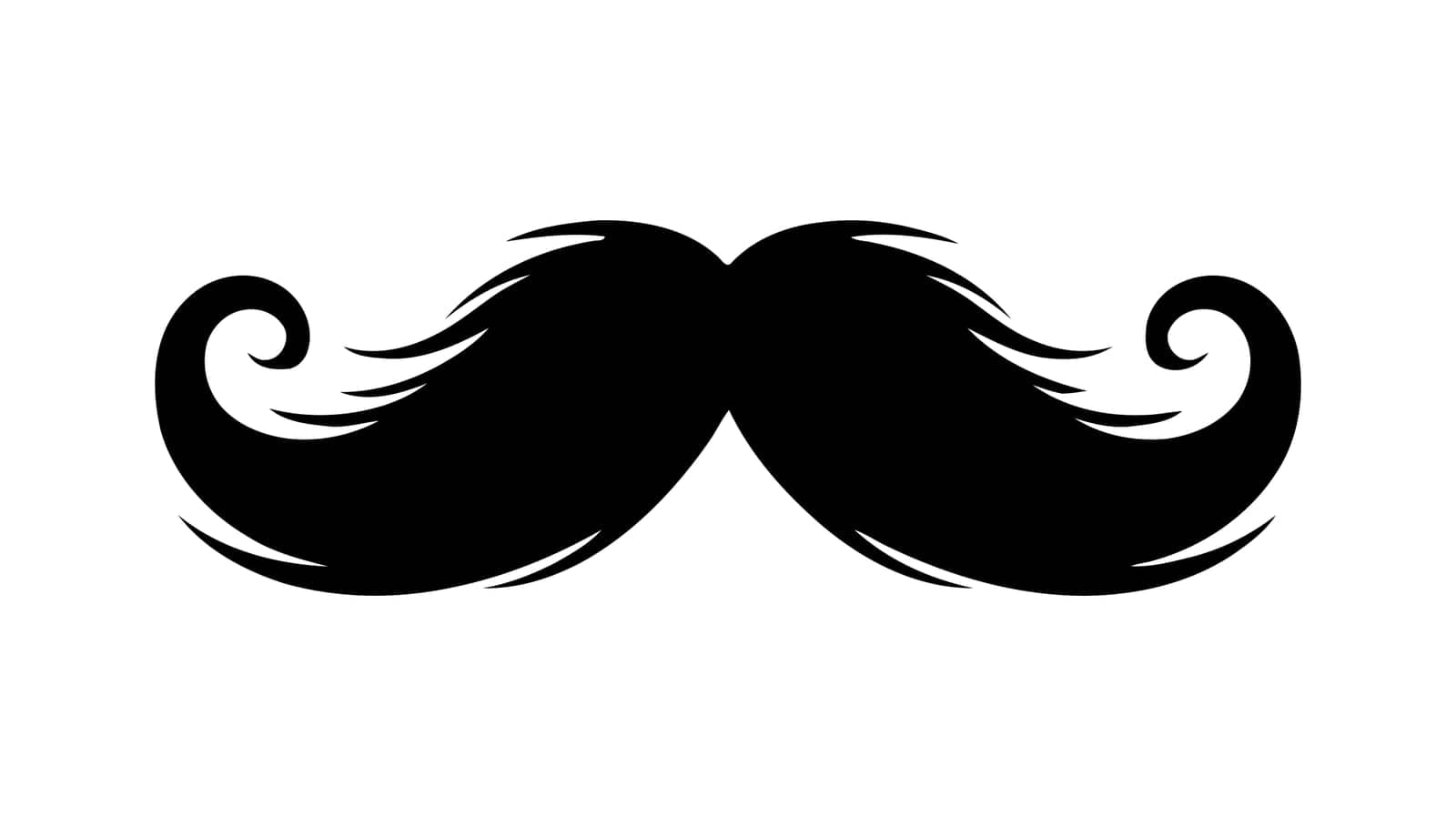 Italy mustache icon. Simple illustration of italy mustache vector icon for web.