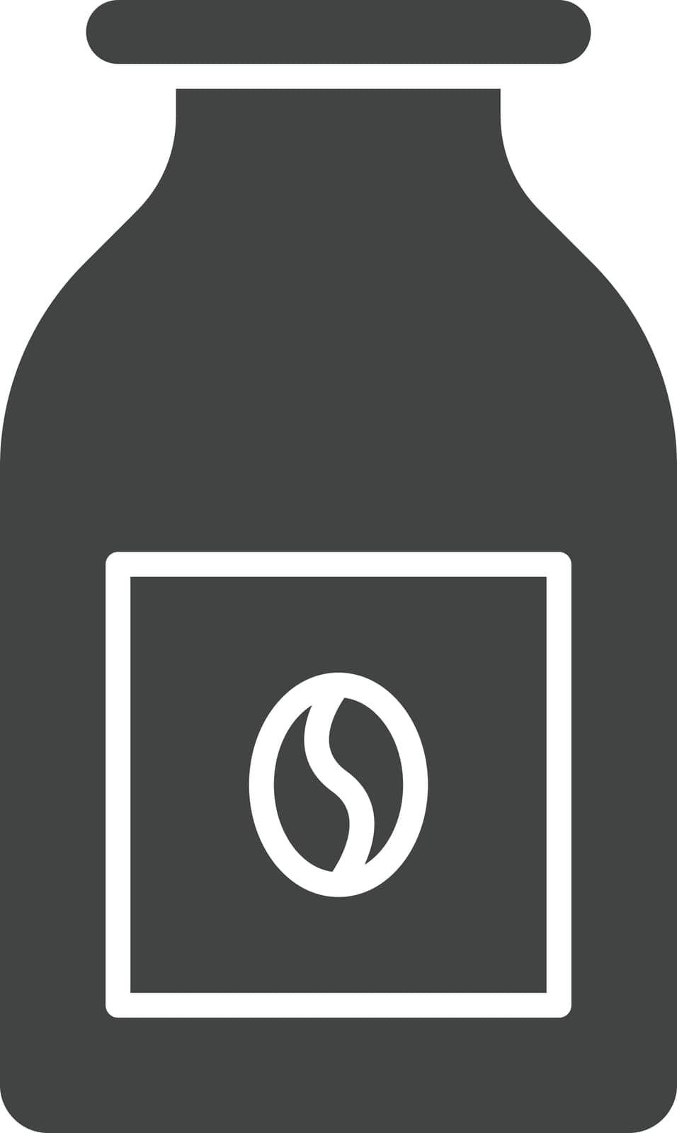 Coffee bottle icon vector image. Suitable for mobile application web application and print media.