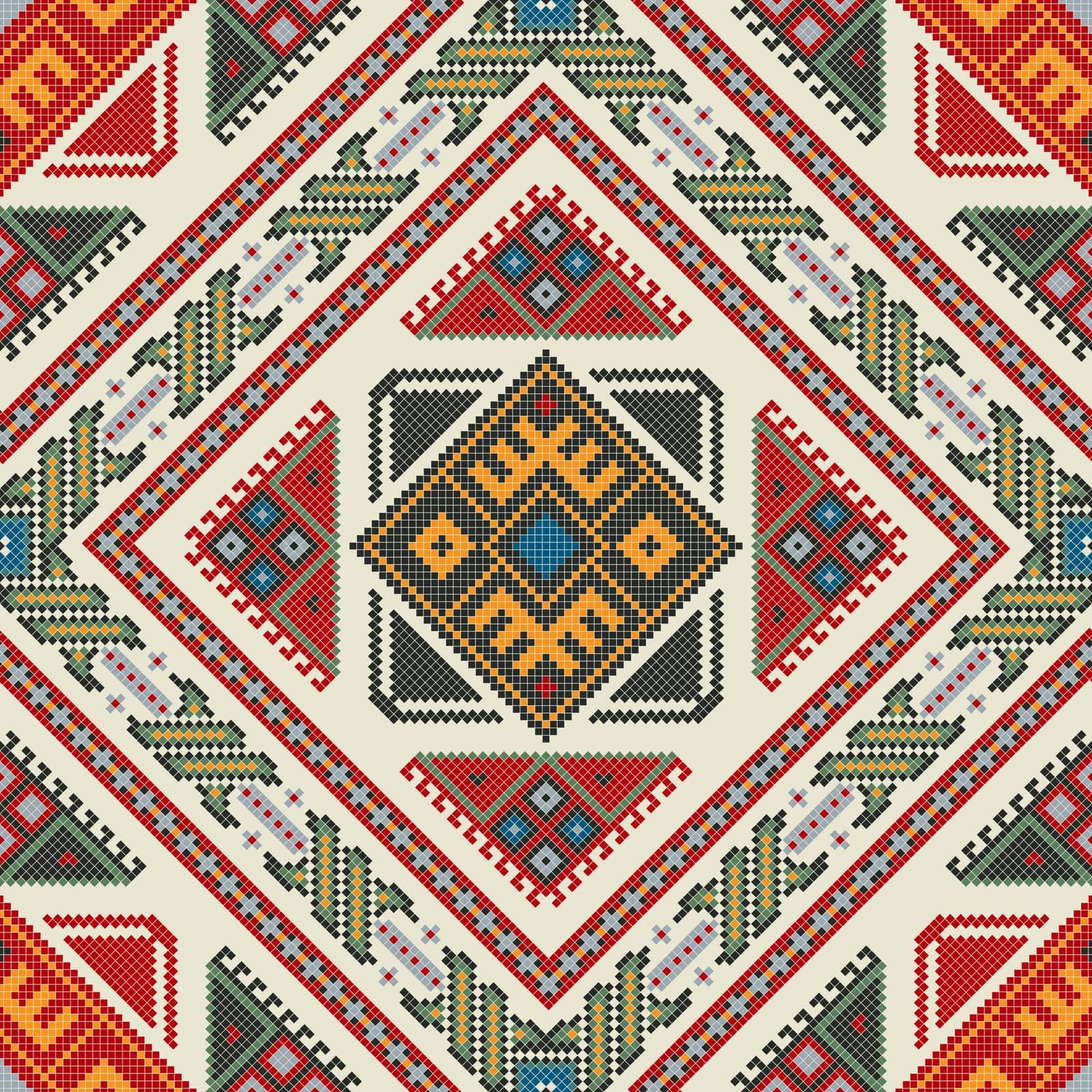 Georgian embroidery pattern 64 by Lirch