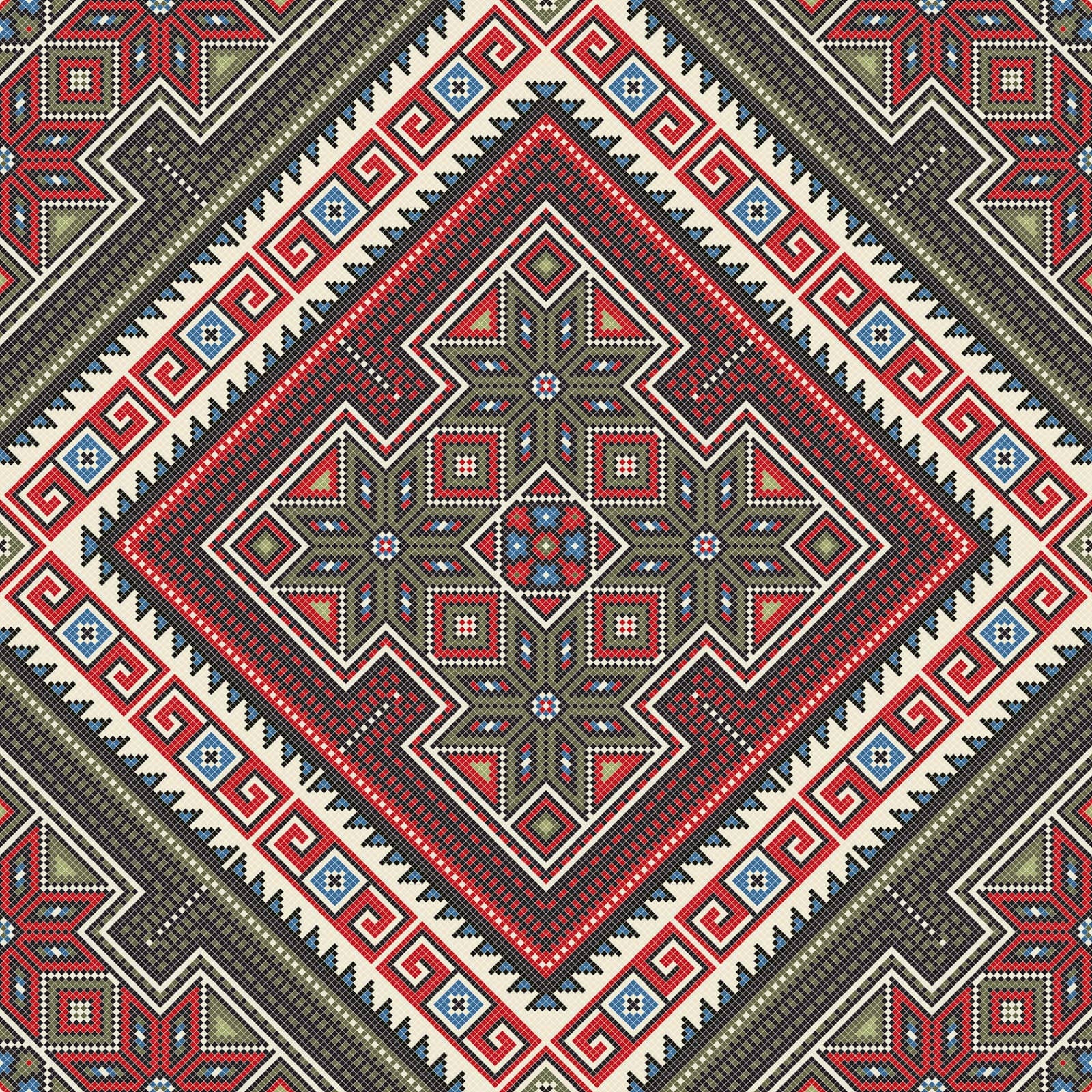 Georgian embroidery pattern 46 by Lirch