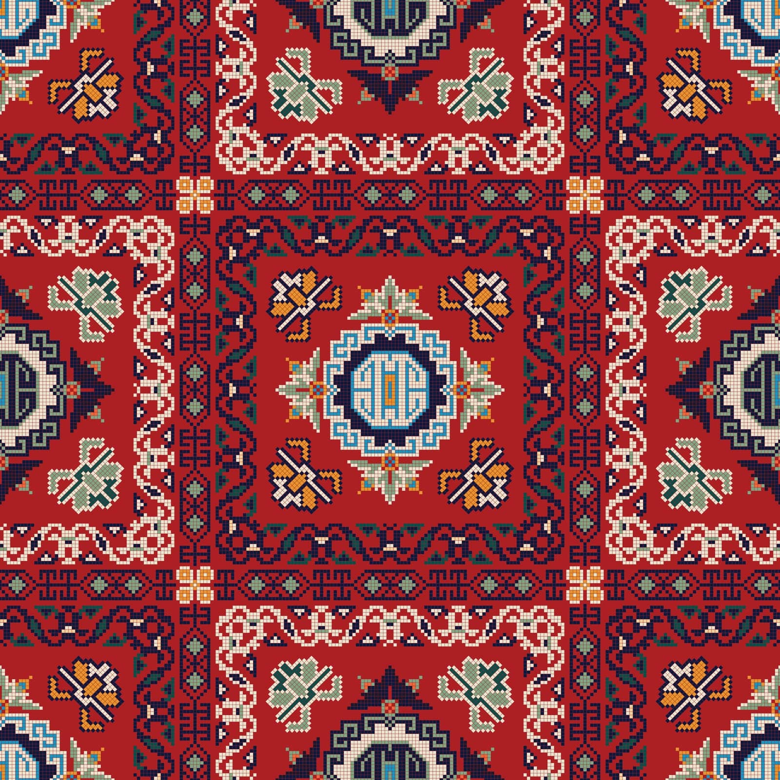 Georgian embroidery pattern 43 by Lirch
