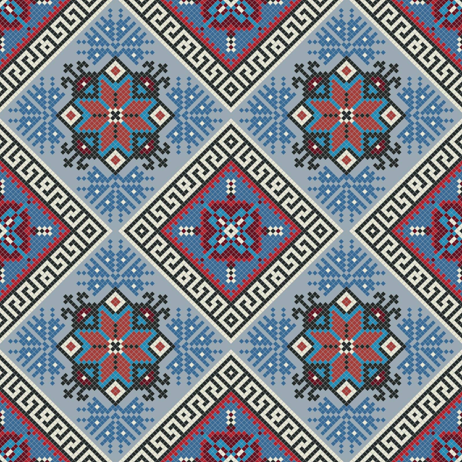 Georgian embroidery pattern 66 by Lirch